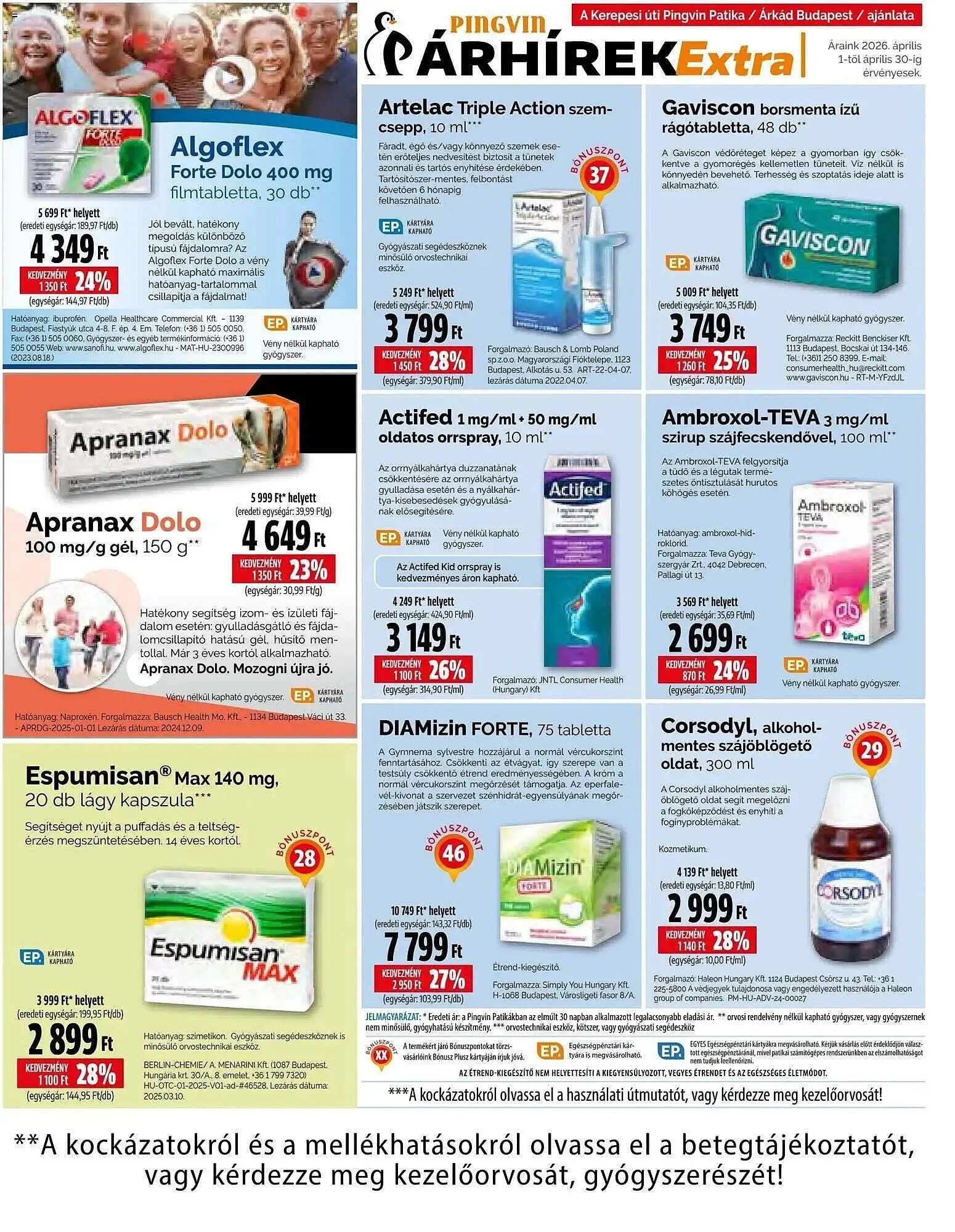 Katalógus Pingvin Patika akciós újság április 1.-tól április 30.-ig 2026. - Oldal 2