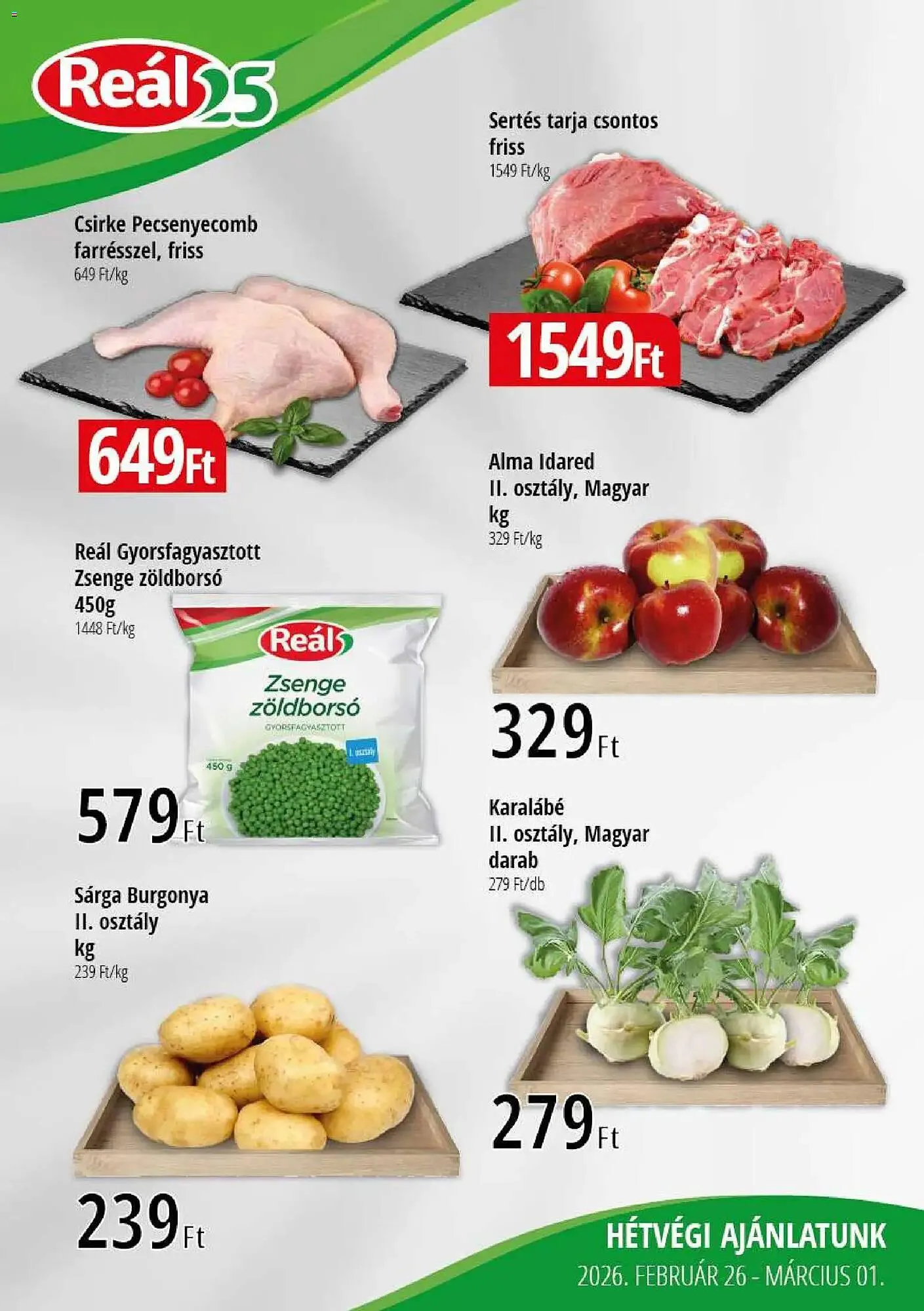 Katalógus Real akciós újság február 26.-tól március 1.-ig 2026. - Oldal 1