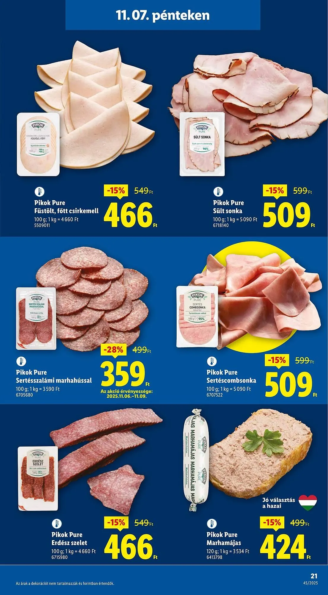 Katalógus Lidl akciós újság november 6.-tól november 12.-ig 2025. - Oldal 21