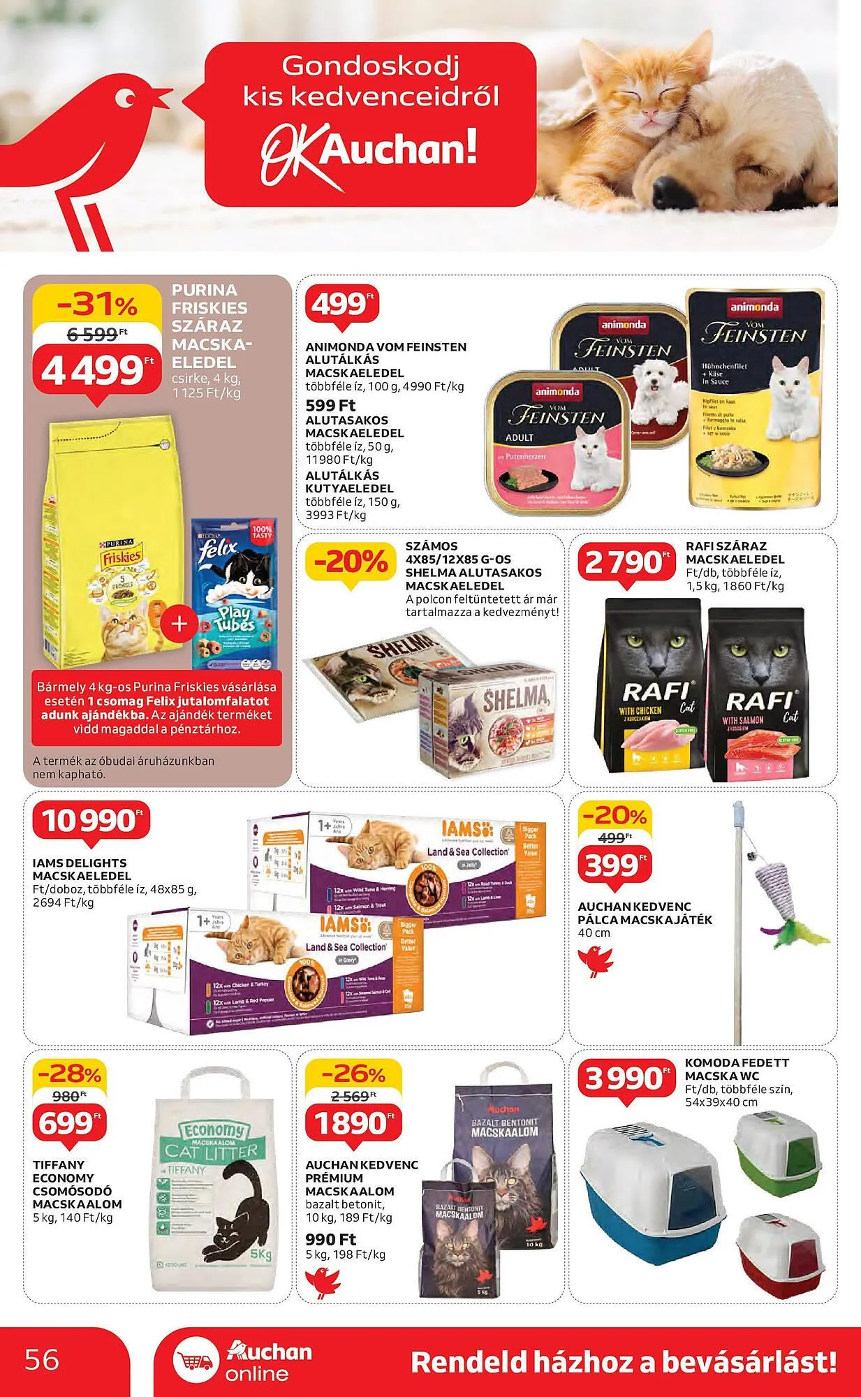 Katalógus Auchan akciós újság május 8.-tól május 14.-ig 2025. - Oldal 56