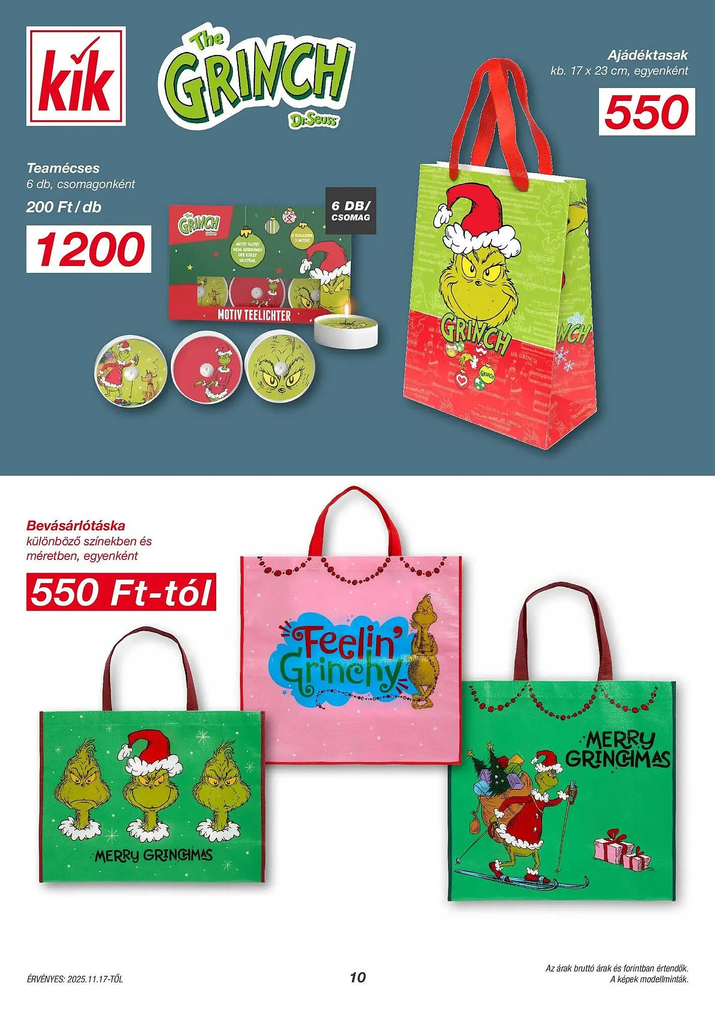 Katalógus Kik akciós újság november 17.-tól december 9.-ig 2025. - Oldal 10