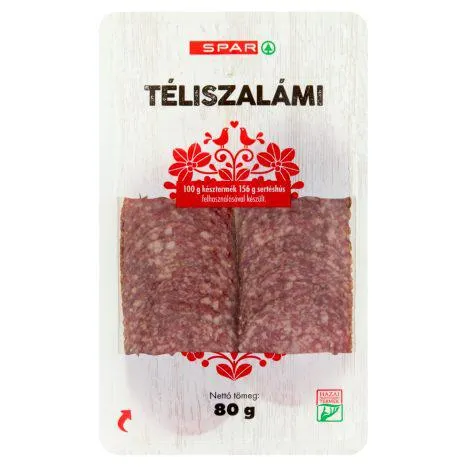 SPAR szeletelt téliszalámi 80 g