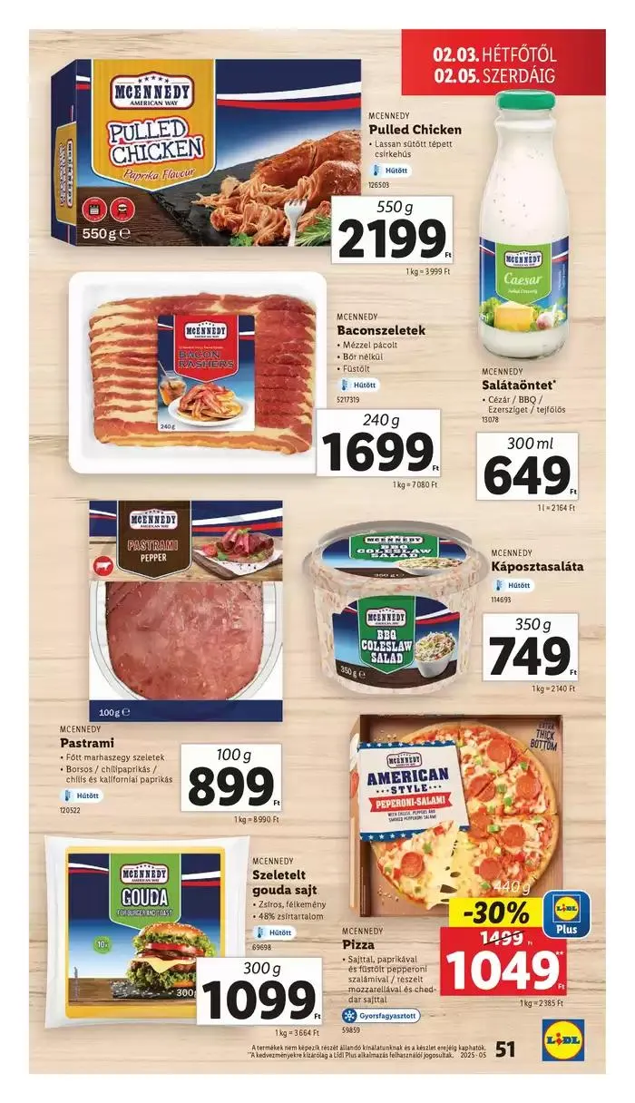 Katalógus Akciós újság – 05. hét január 30.-tól február 5.-ig 2025. - Oldal 51