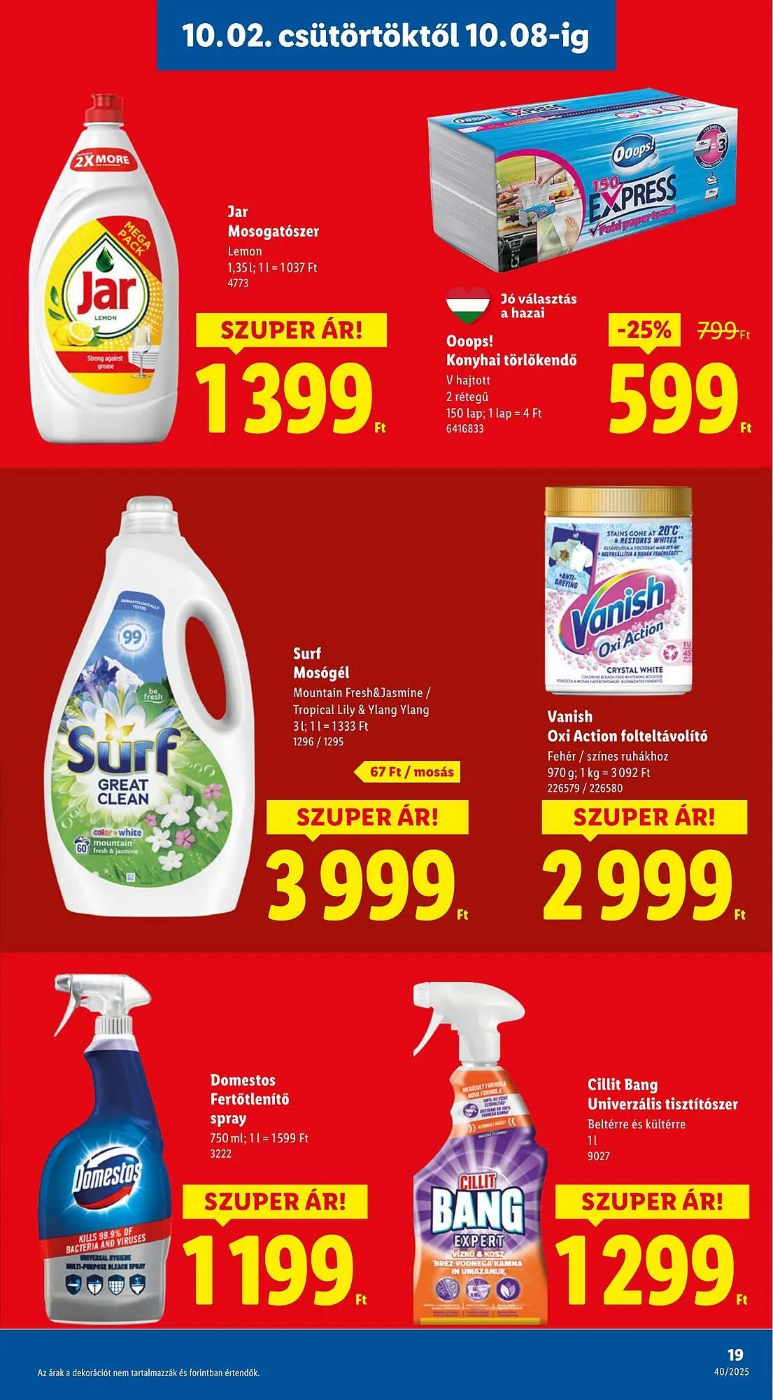 Katalógus Lidl akciós újság október 2.-tól október 8.-ig 2025. - Oldal 19