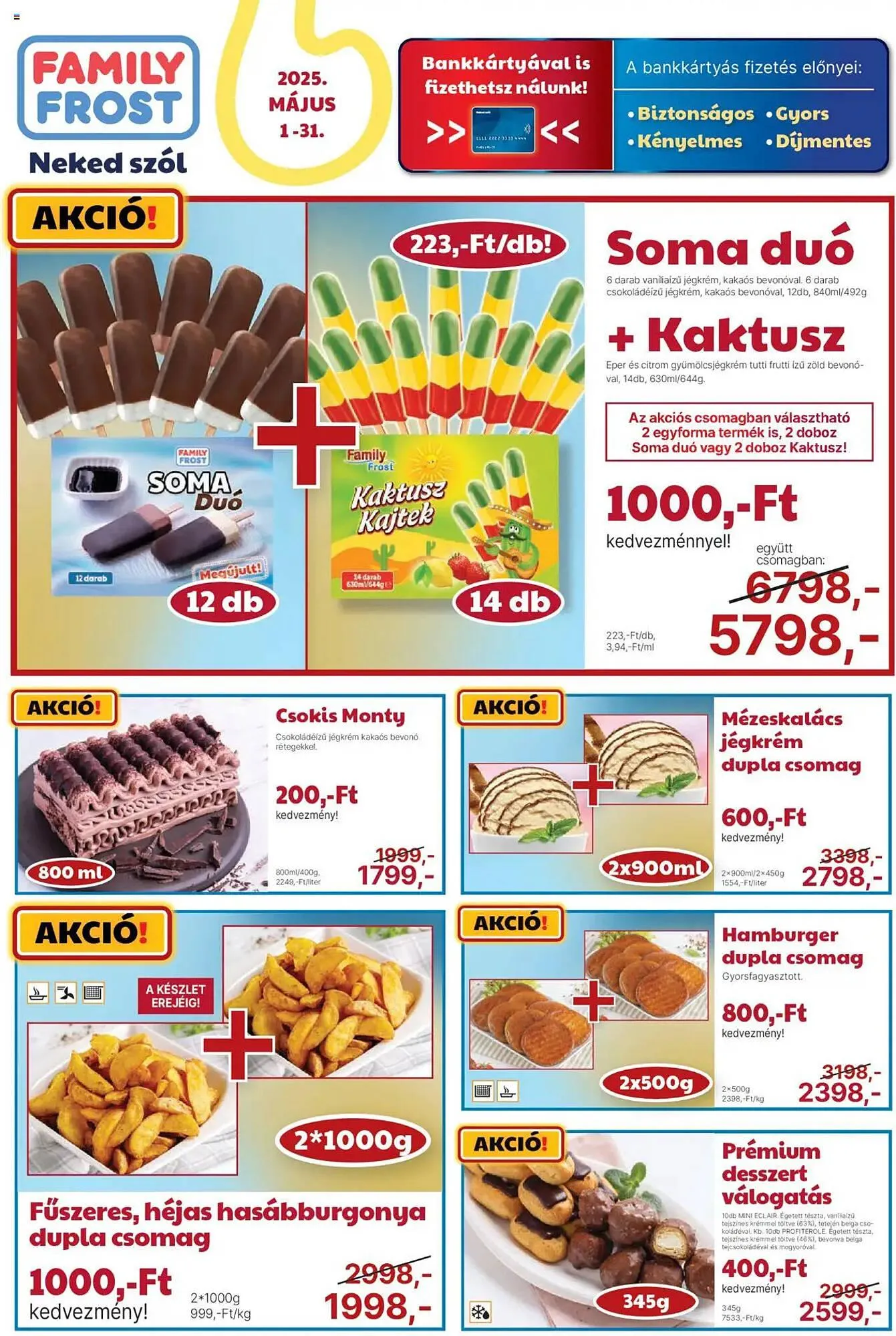 Katalógus Family Frost akciós újság május 1.-tól május 31.-ig 2025. - Oldal 1