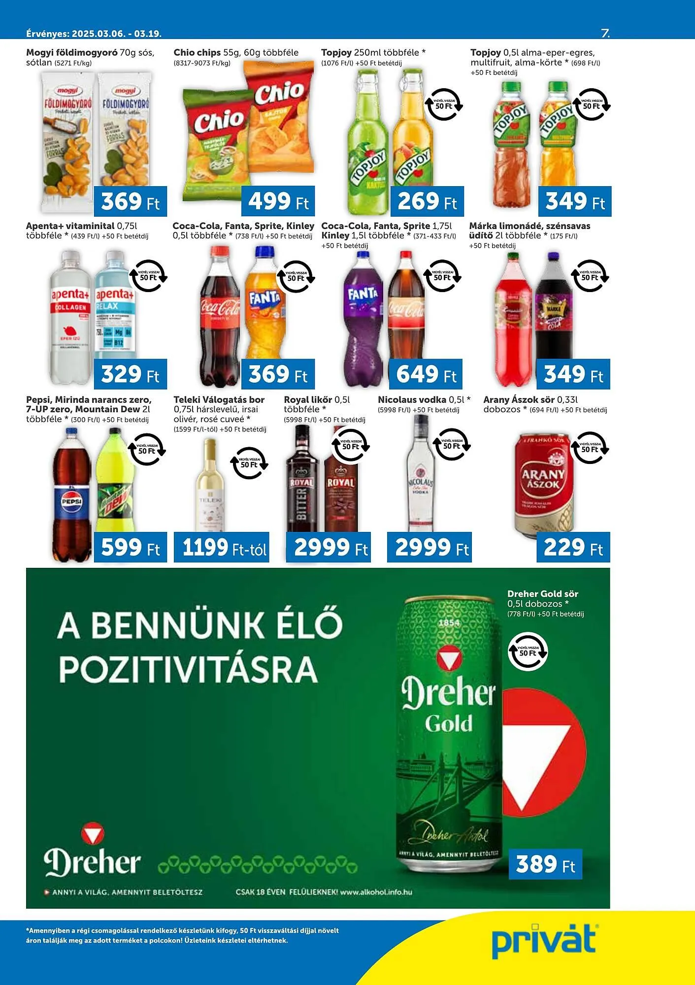 Katalógus PRIVÁT akciós újság március 6.-tól március 19.-ig 2025. - Oldal 7