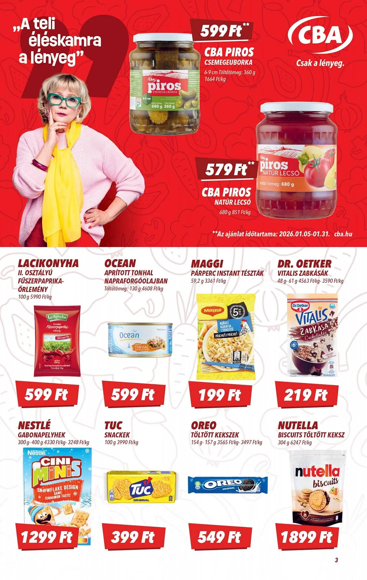 Katalógus CBA akciós újság január 15.-tól január 21.-ig 2026. - Oldal 3