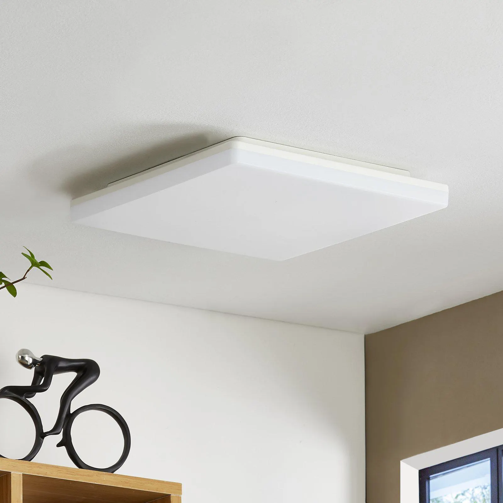 Prios Artin LED mennyezeti lámpa, szögletes, 33 cm