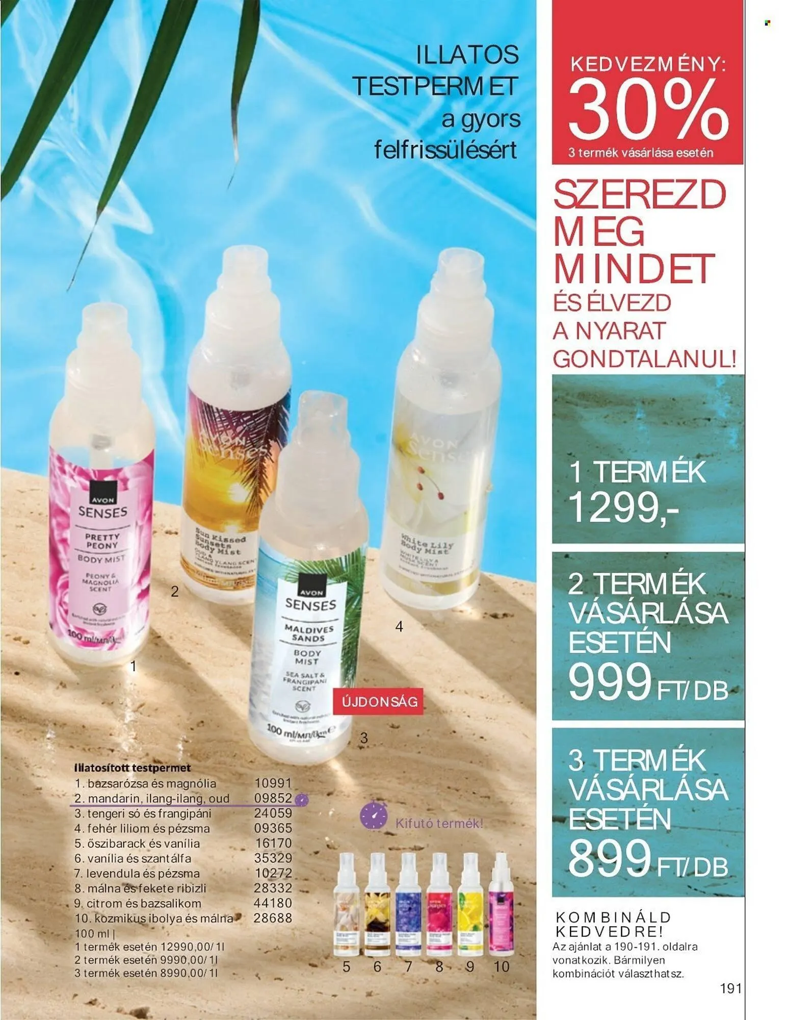 Katalógus AVON akciós újság június 1.-tól június 30.-ig 2025. - Oldal 191