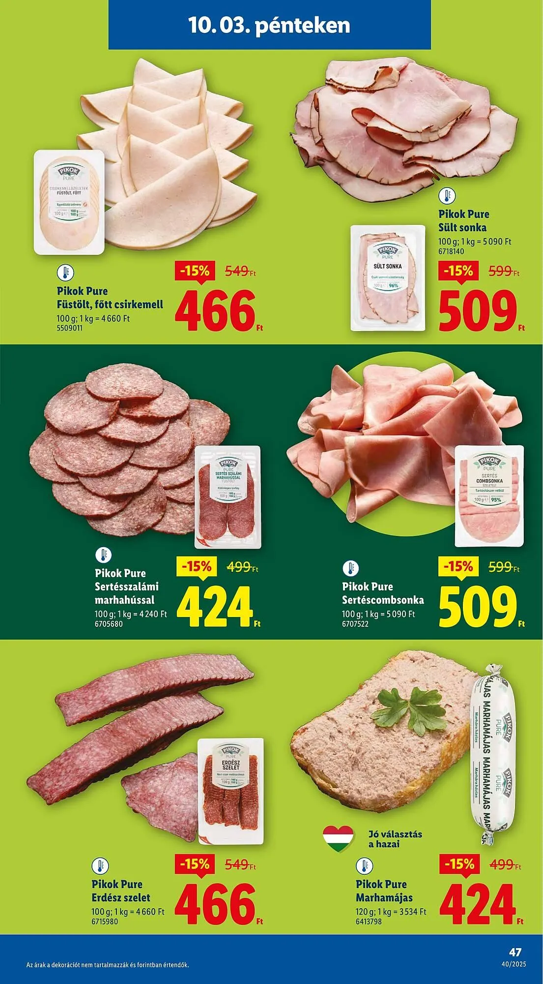 Katalógus Lidl akciós újság október 2.-tól október 8.-ig 2025. - Oldal 47