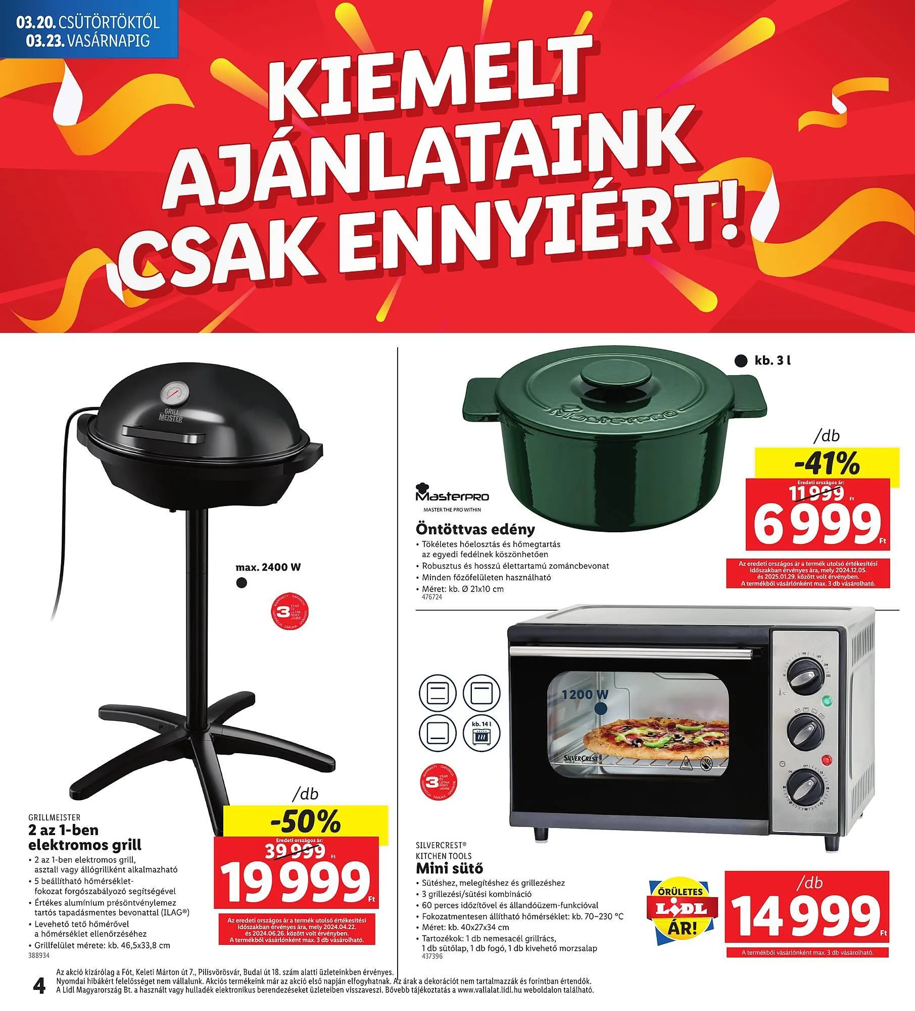 Katalógus Lidl akciós újság március 20.-tól március 23.-ig 2025. - Oldal 4