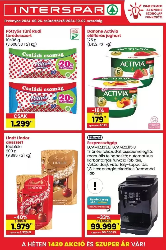 Katalógus INTERSPAR szeptember 26.-tól október 2.-ig 2024. - Oldal 12