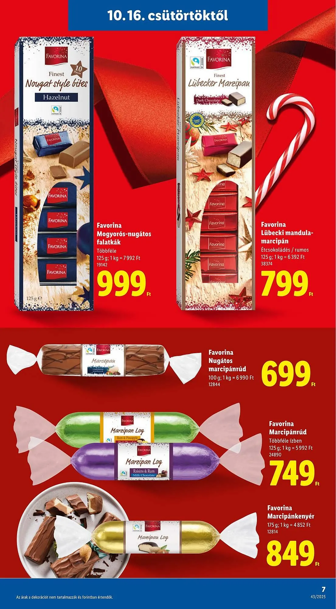 Katalógus Lidl akciós újság október 16.-tól december 24.-ig 2025. - Oldal 7