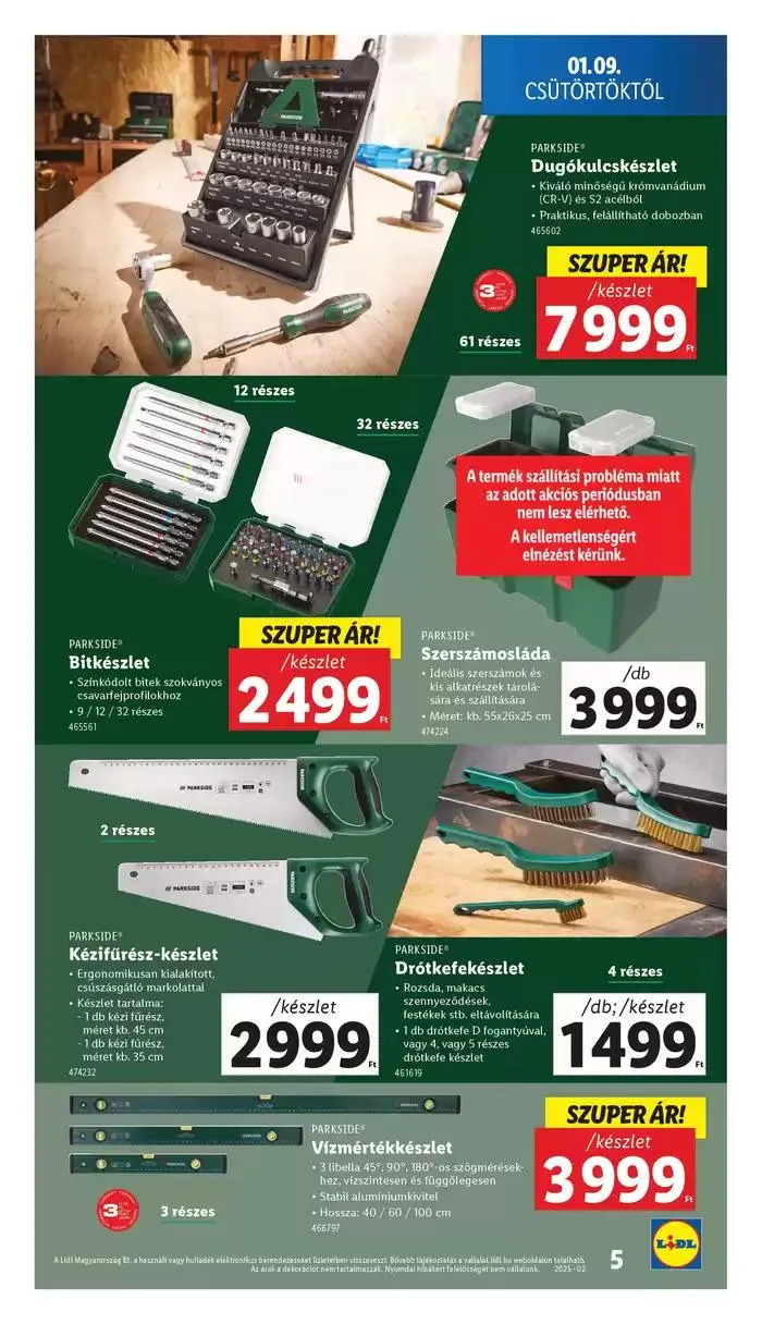 Katalógus Nonfood kínálatunk - 02. hét január 9.-tól január 15.-ig 2025. - Oldal 5