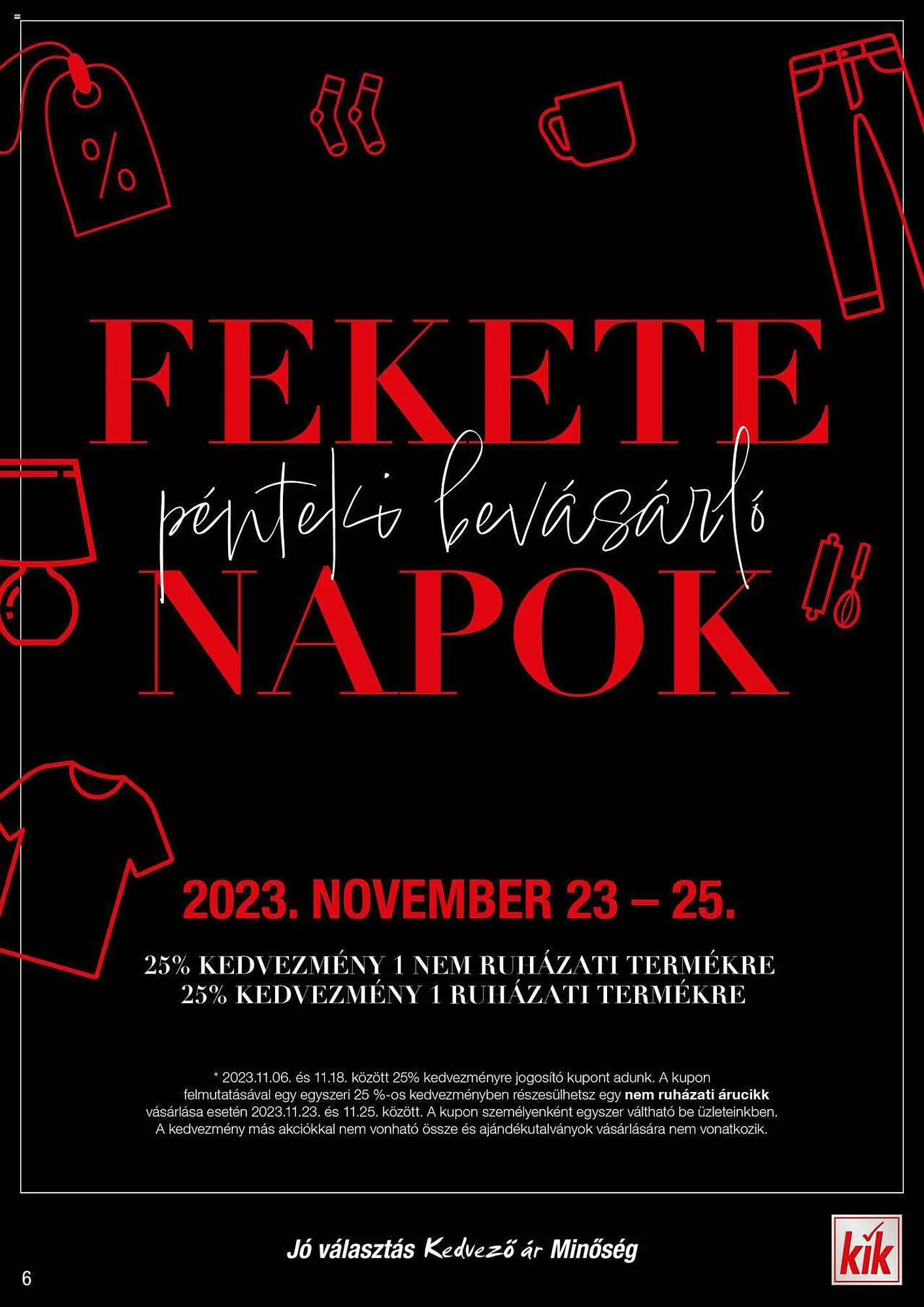Katalógus Kik akciós újság november 23.-tól november 25.-ig 2023. - Oldal 1
