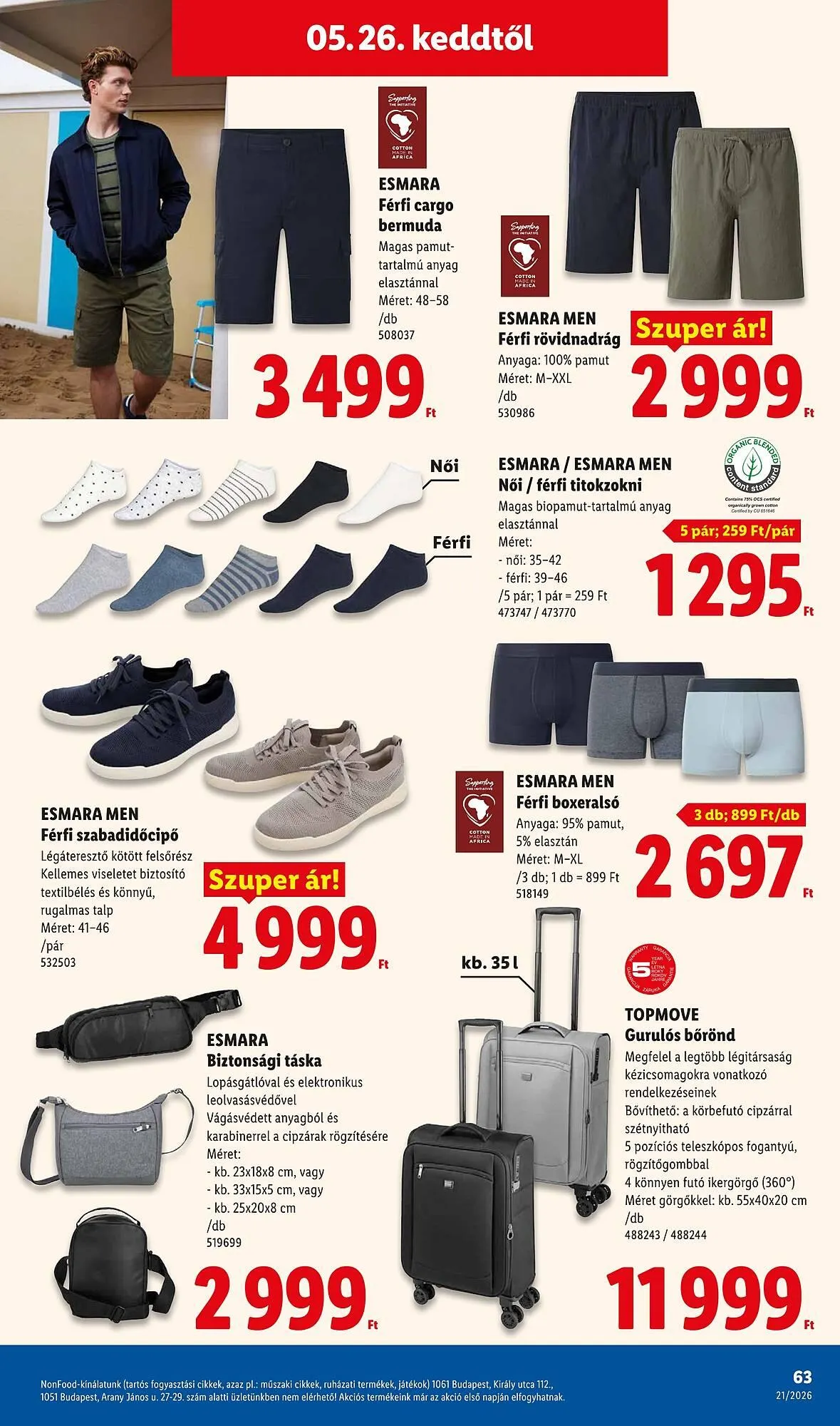 Katalógus Lidl akciós újság május 21.-tól május 27.-ig 2026. - Oldal 63