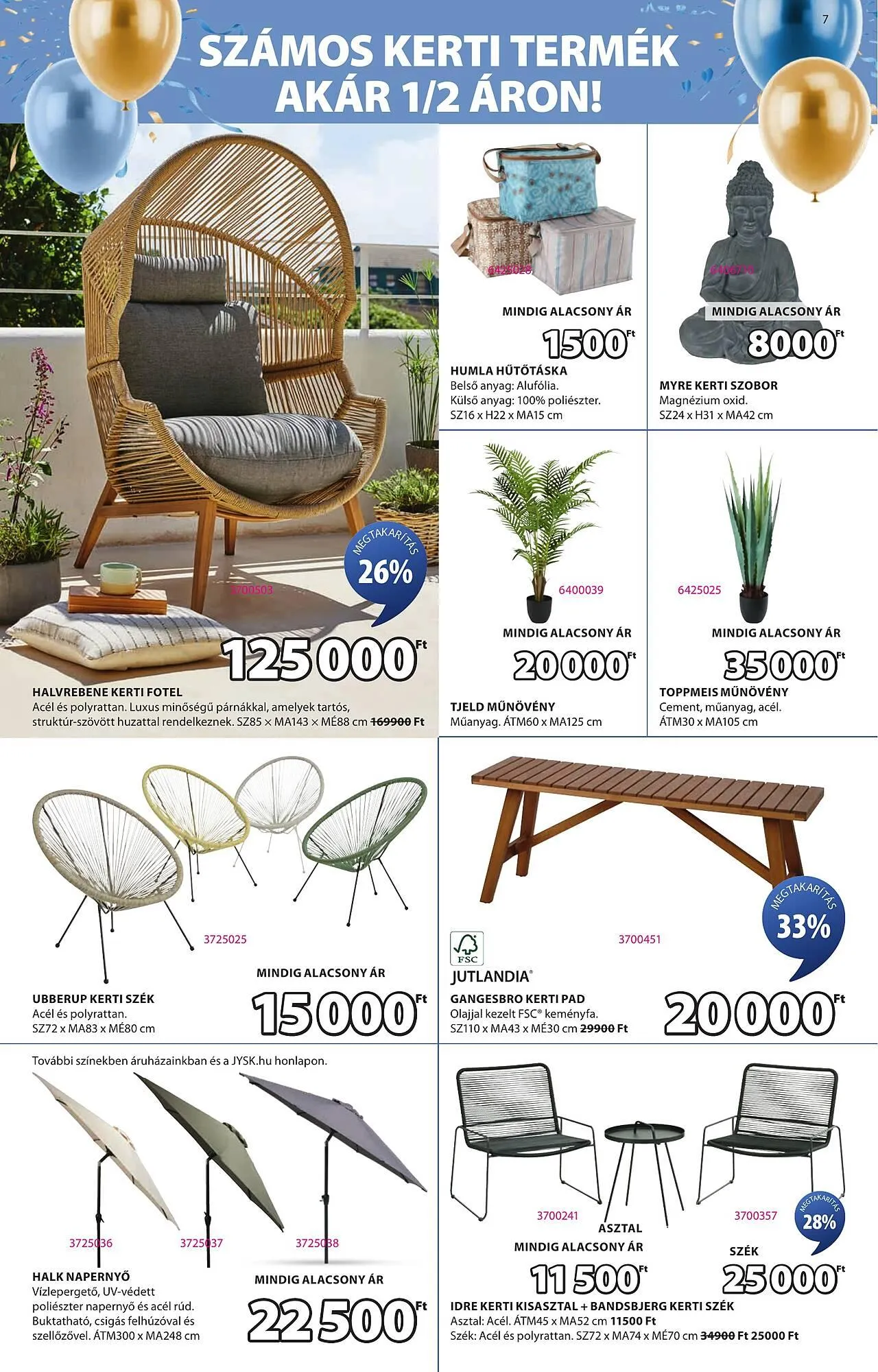Katalógus JYSK akciós újság április 23.-tól május 18.-ig 2025. - Oldal 7