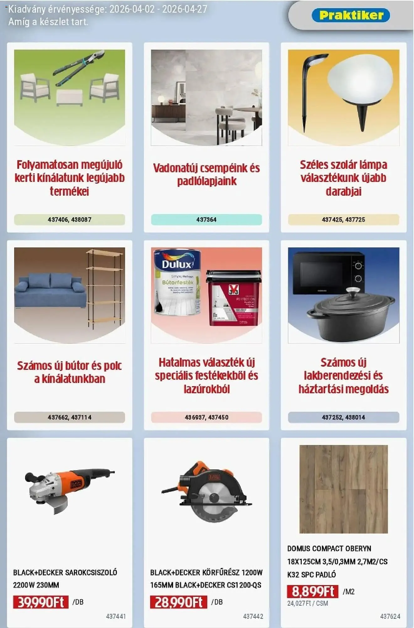 Katalógus Praktiker akciós újság április 2.-tól április 27.-ig 2026. - Oldal 27