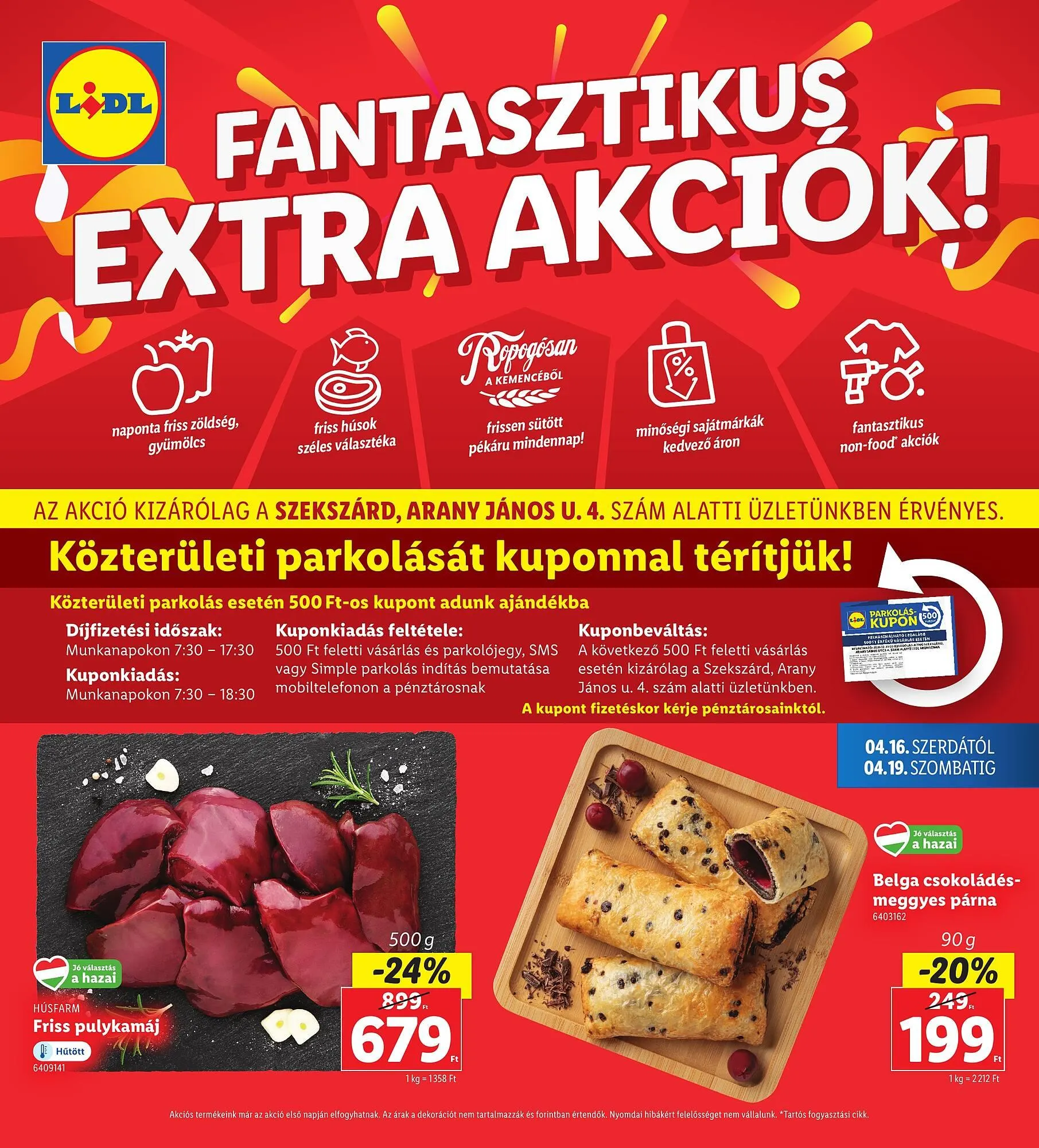 Katalógus Lidl akciós újság április 16.-tól április 19.-ig 2025. - Oldal 1