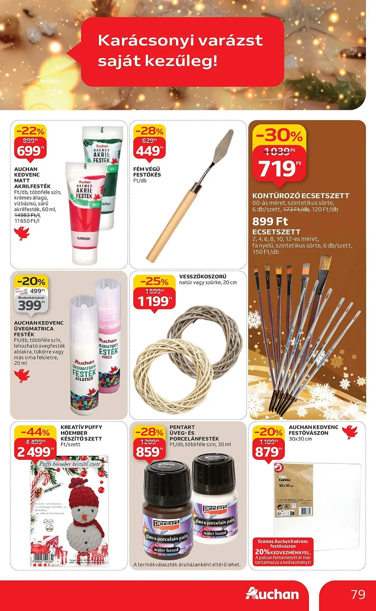 Katalógus Auchan akciós újság december 4.-tól december 10.-ig 2025. - Oldal 79