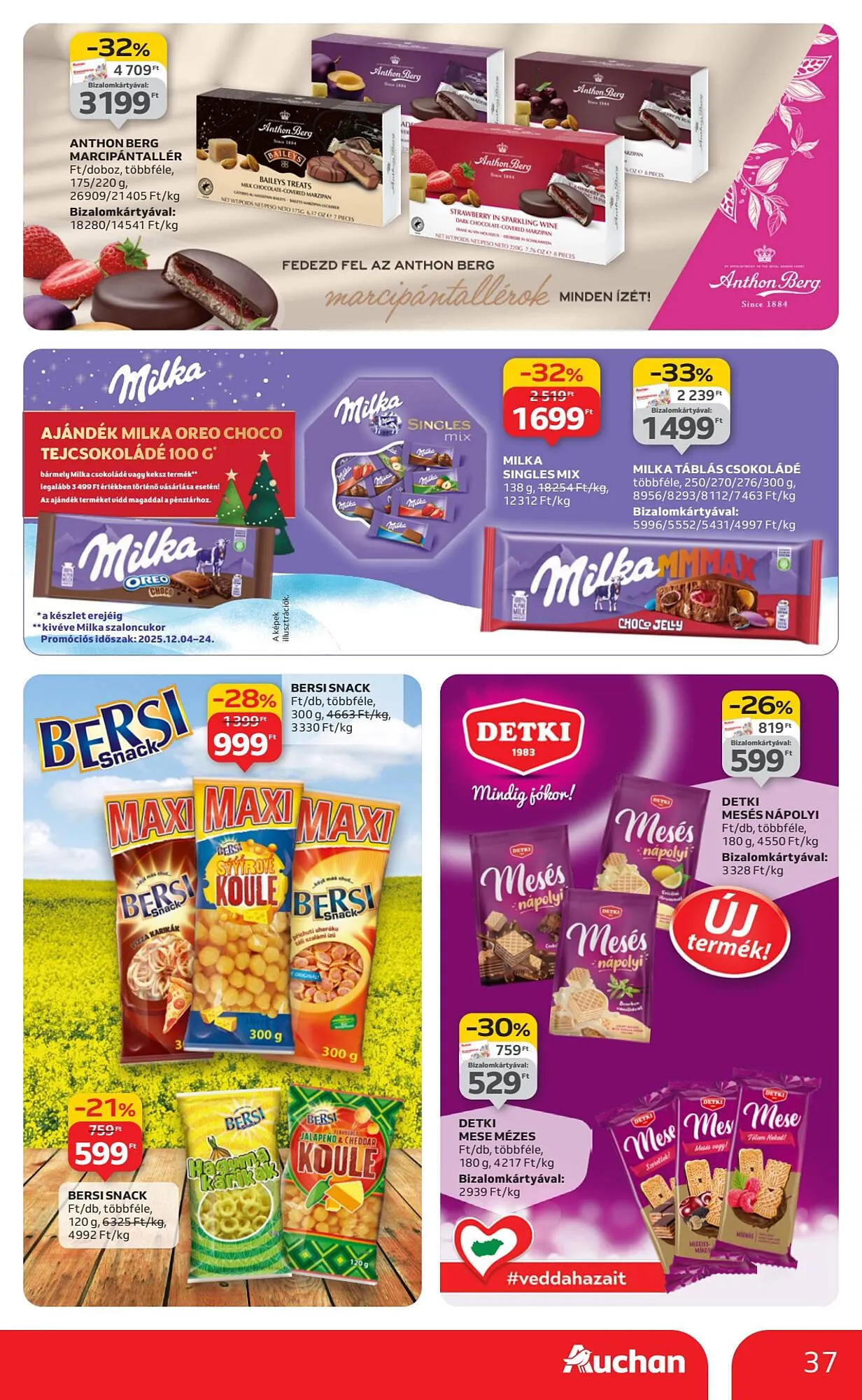 Katalógus Auchan akciós újság december 4.-tól december 10.-ig 2025. - Oldal 37