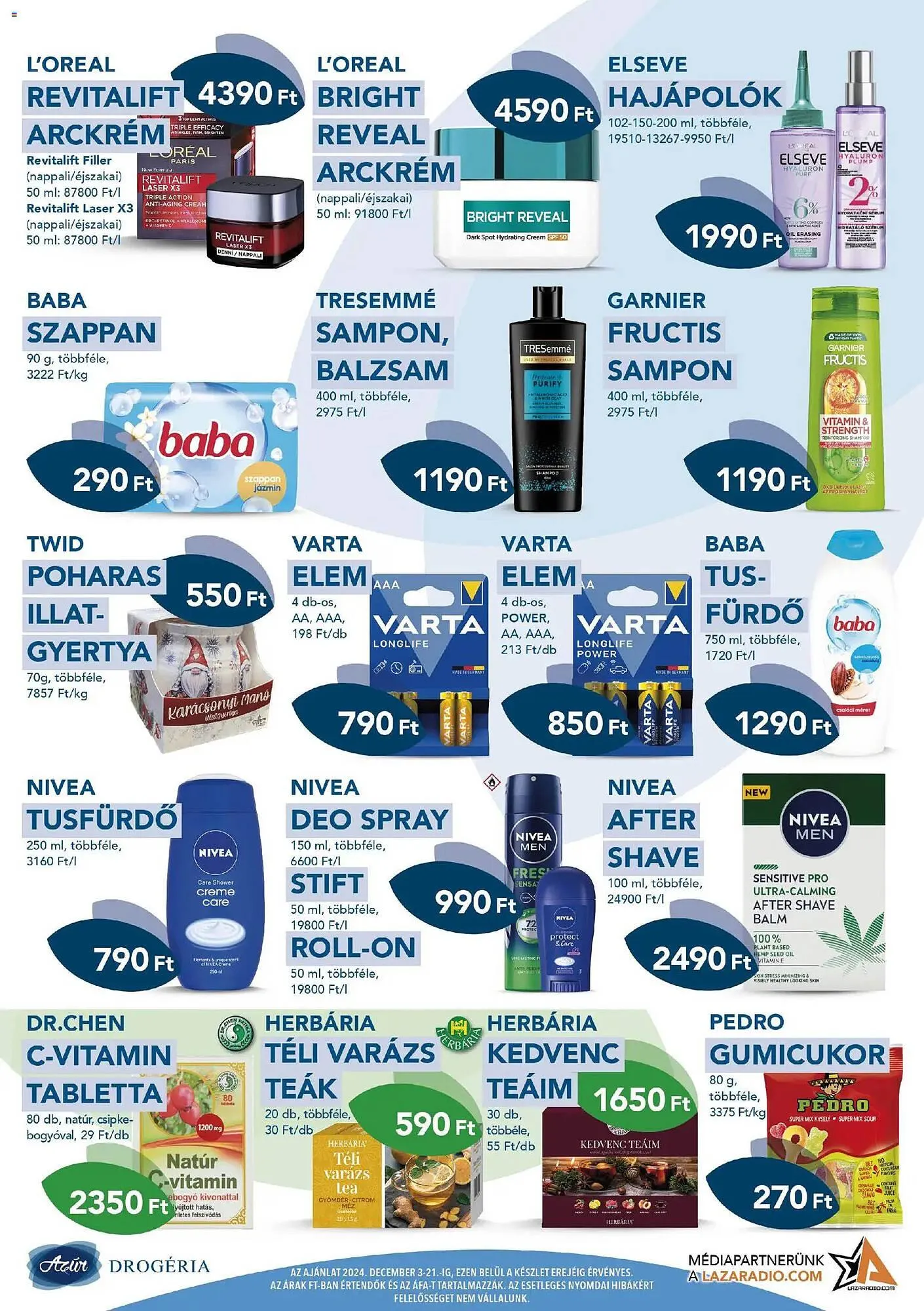 Katalógus Azúr akciós újság december 3.-tól december 21.-ig 2025. - Oldal 4