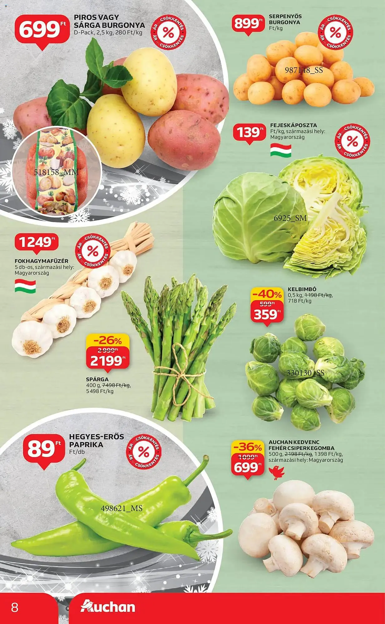 Katalógus Auchan akciós újság december 18.-tól december 24.-ig 2025. - Oldal 8