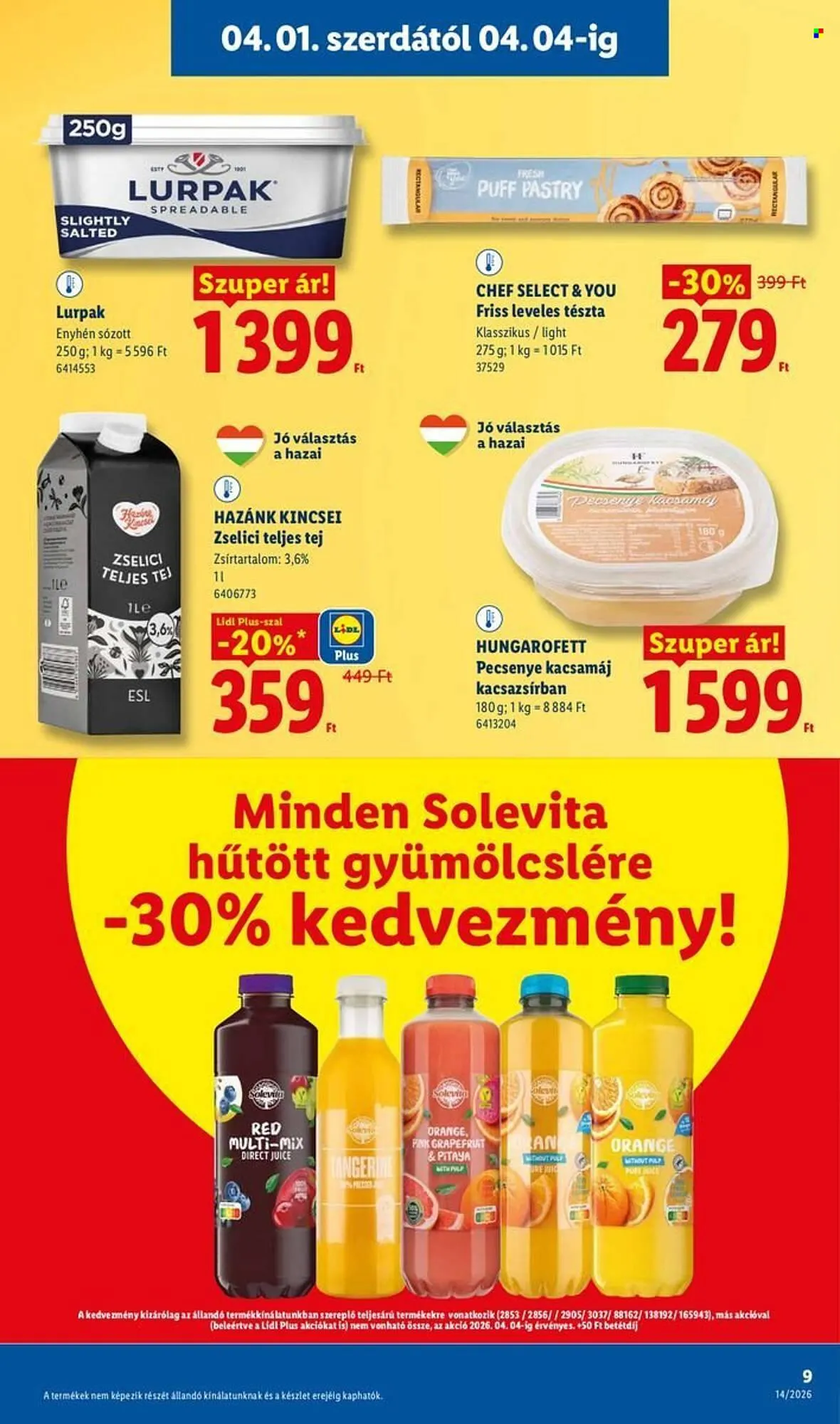 Katalógus Lidl akciós újság április 1.-tól április 8.-ig 2026. - Oldal 9