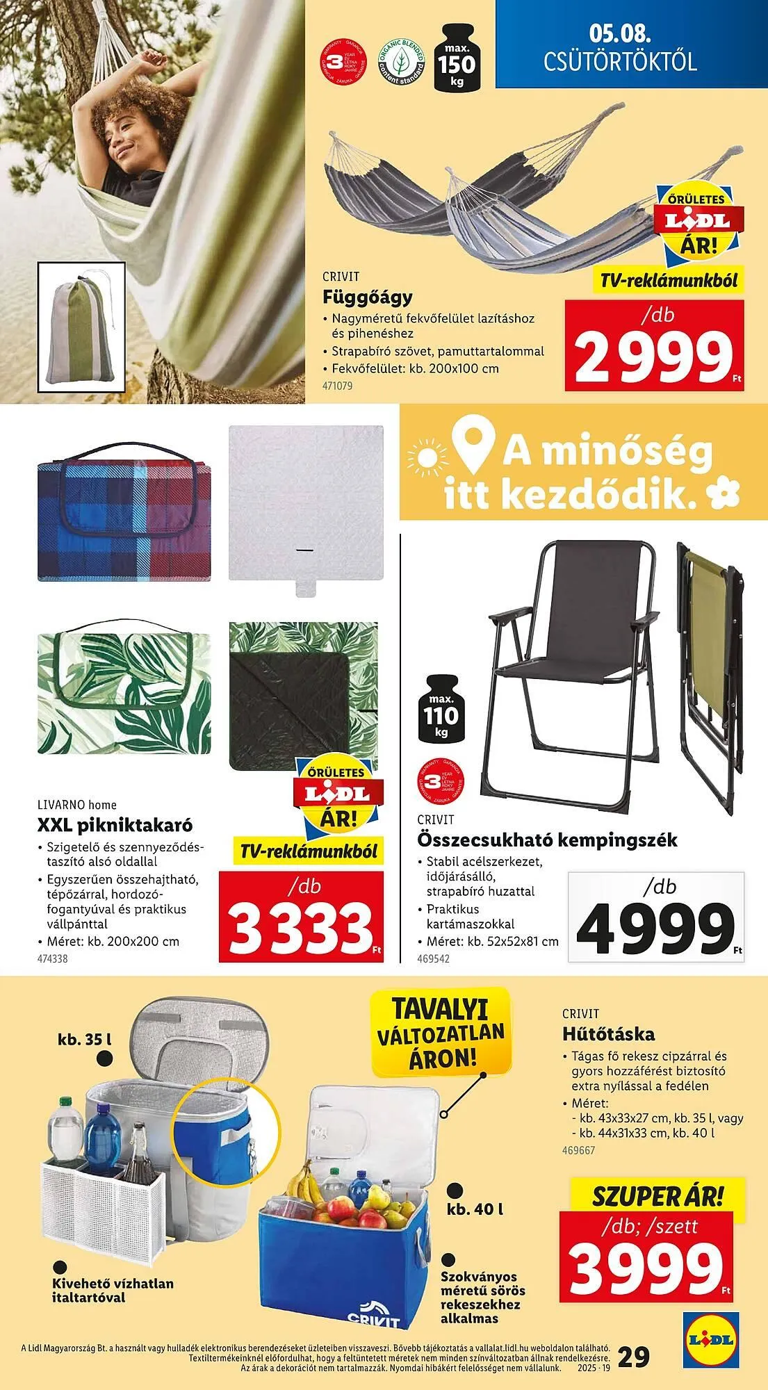 Katalógus Lidl akciós újság május 8.-tól május 14.-ig 2025. - Oldal 29