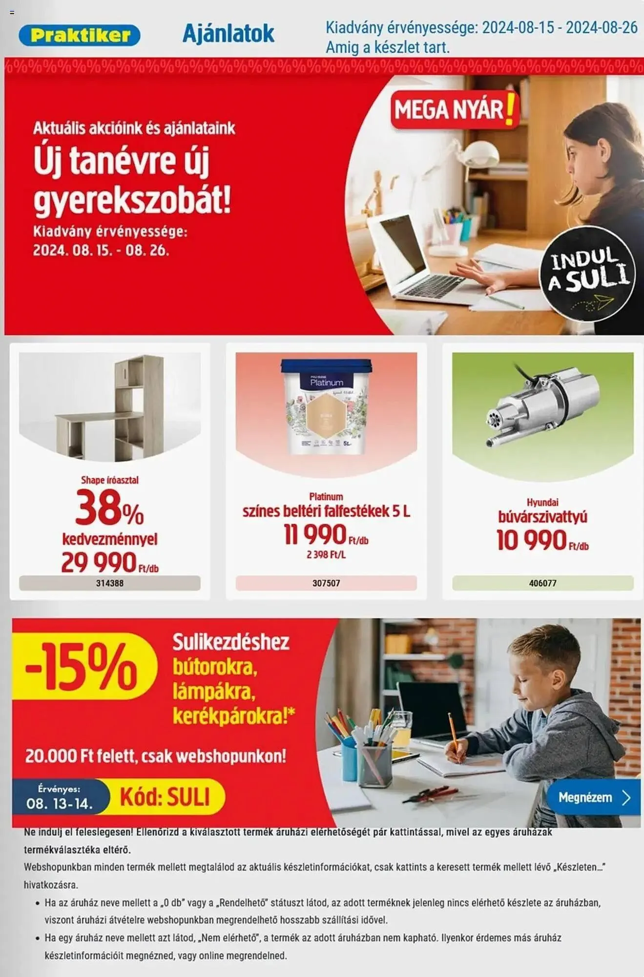 Katalógus Praktiker akciós újság augusztus 15.-tól augusztus 26.-ig 2024. - Oldal 1