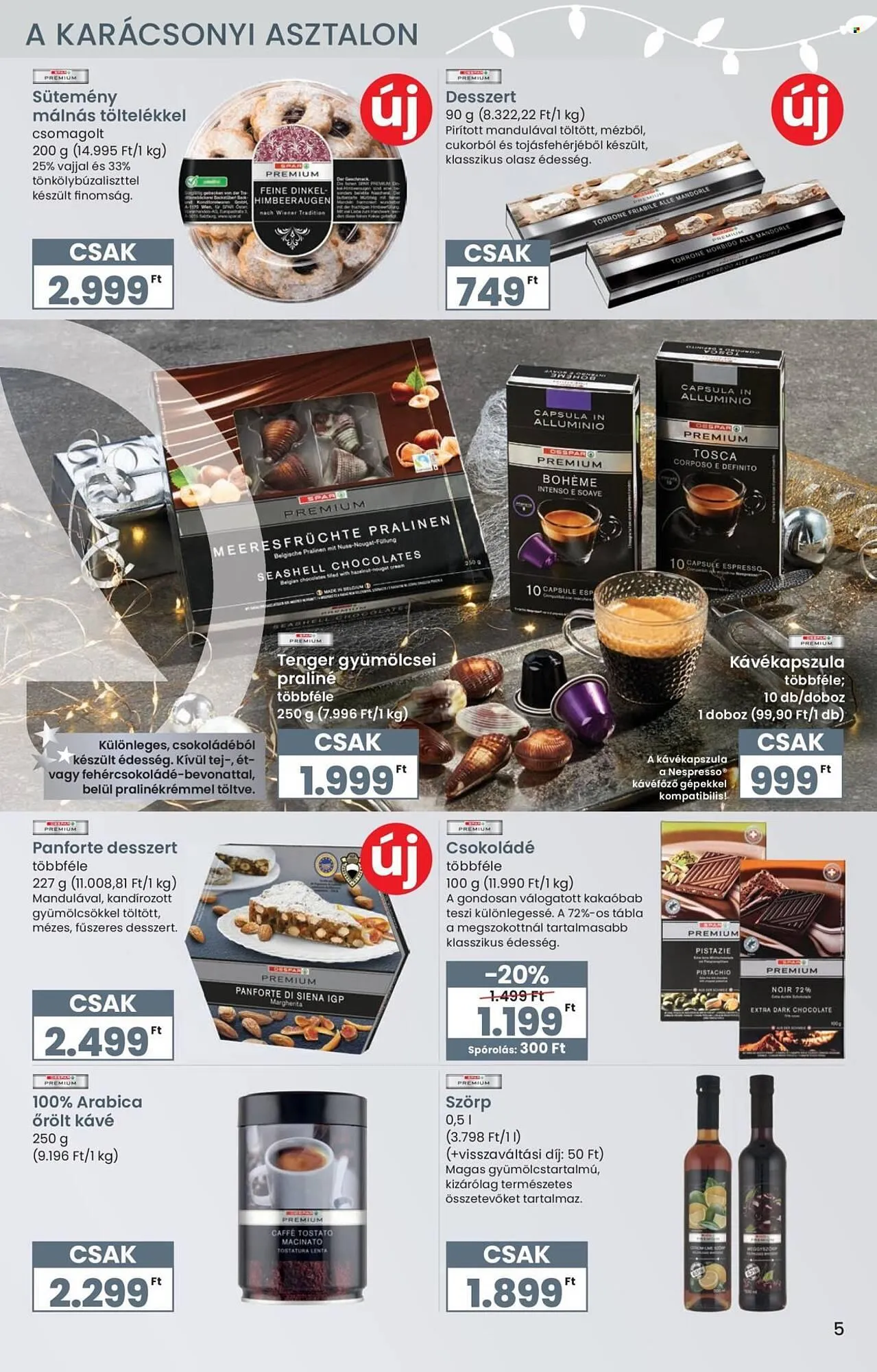 Katalógus Spar akciós újság november 27.-tól december 27.-ig 2025. - Oldal 5