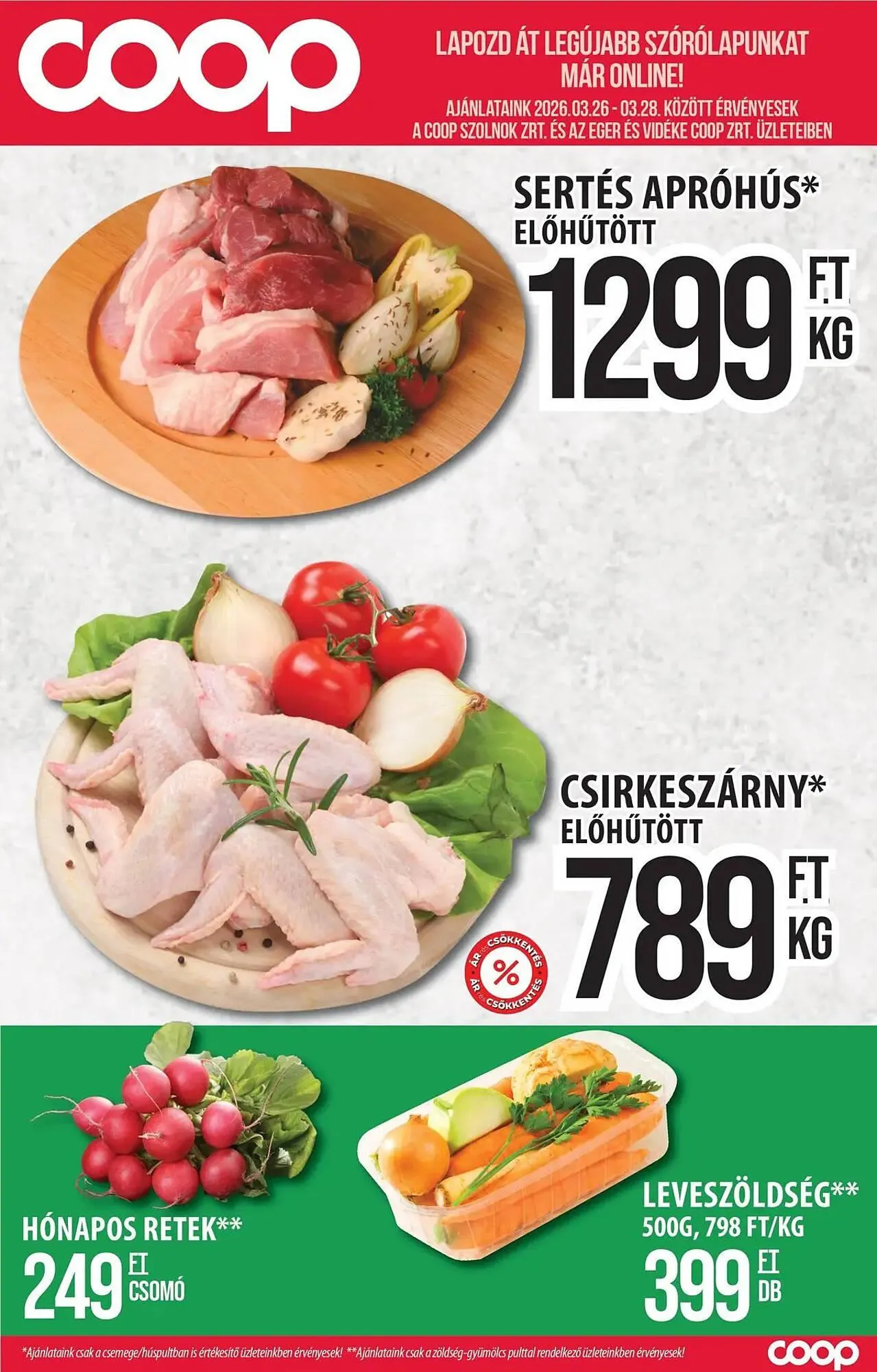 Katalógus Coop akciós újság március 26.-tól március 28.-ig 2026. - Oldal 1