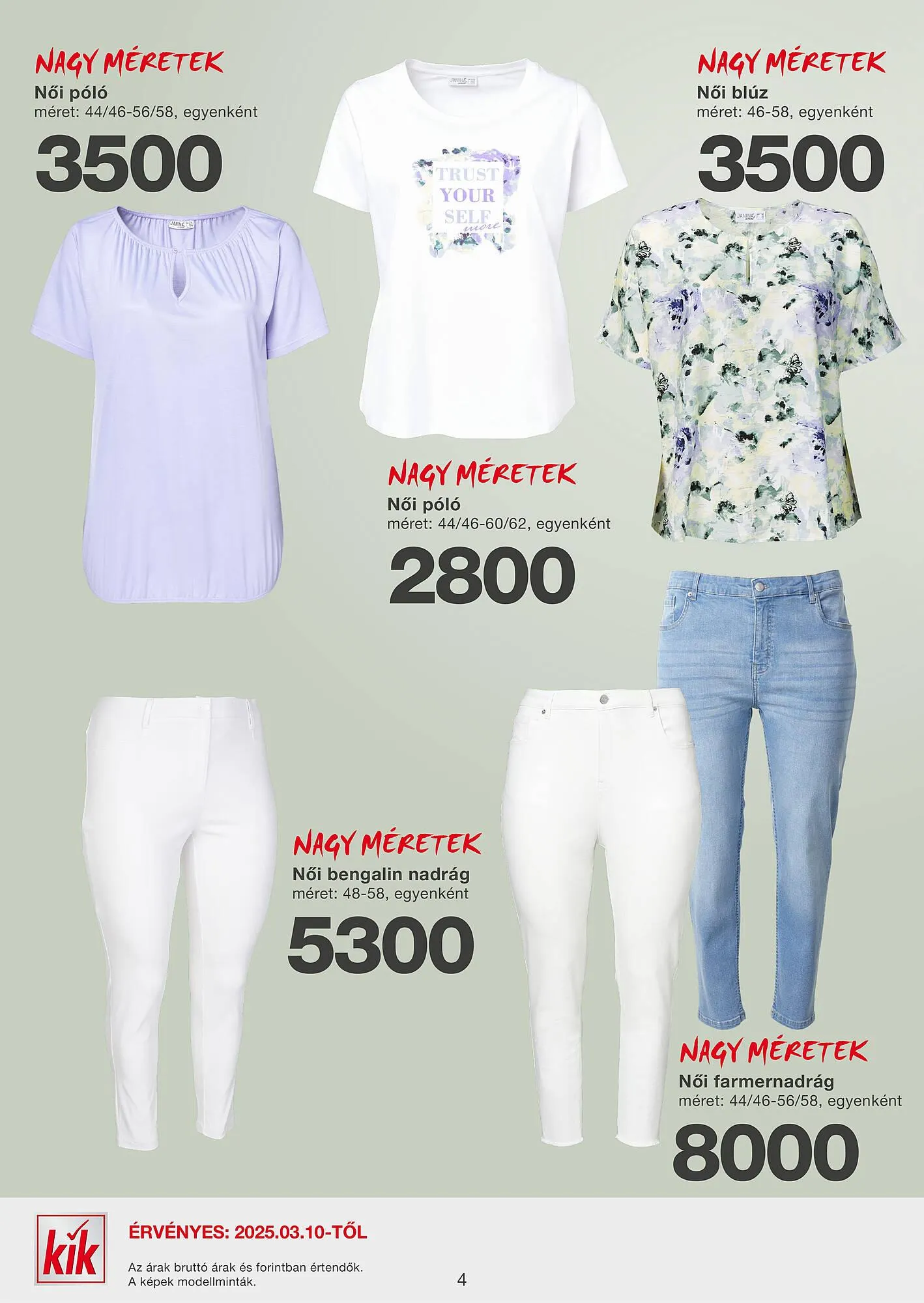 Katalógus Kik akciós újság március 10.-tól április 4.-ig 2025. - Oldal 4