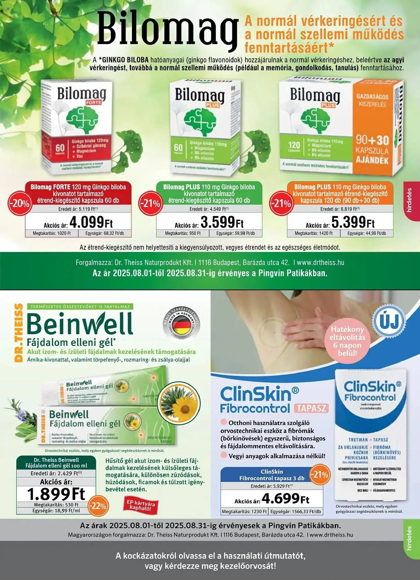 Katalógus Pingvin Patika akciós újság augusztus 1.-tól augusztus 31.-ig 2025. - Oldal 15