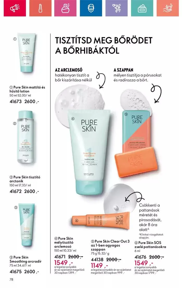 Katalógus ORIFLAME akciós október 20.-tól november 3.-ig 2024. - Oldal 78