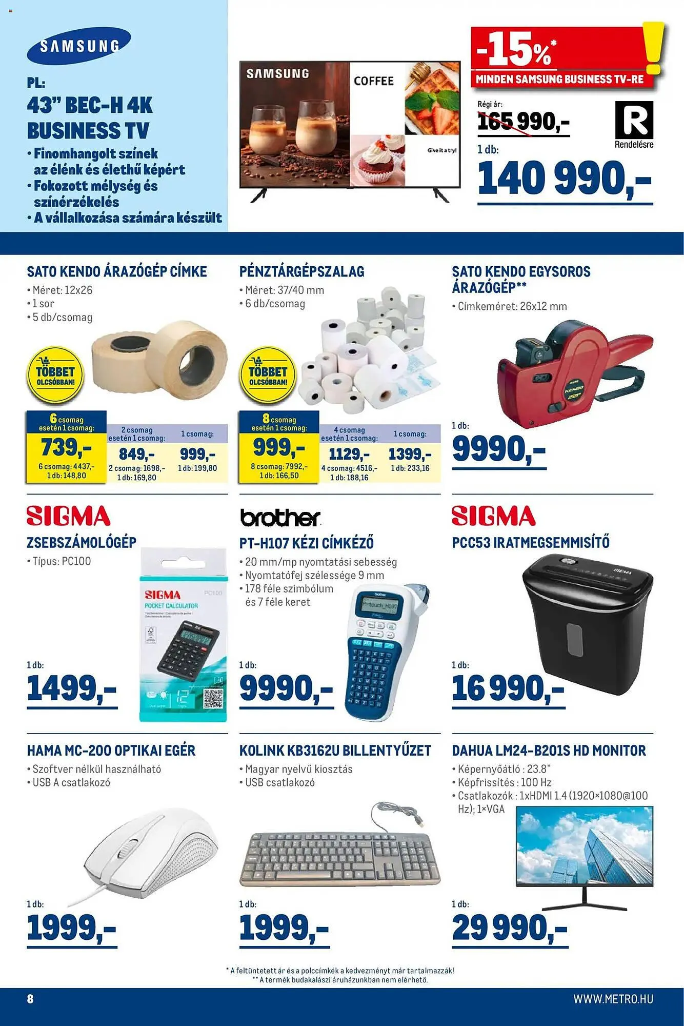Katalógus Metro akciós újság november 2.-tól december 31.-ig 2025. - Oldal 8