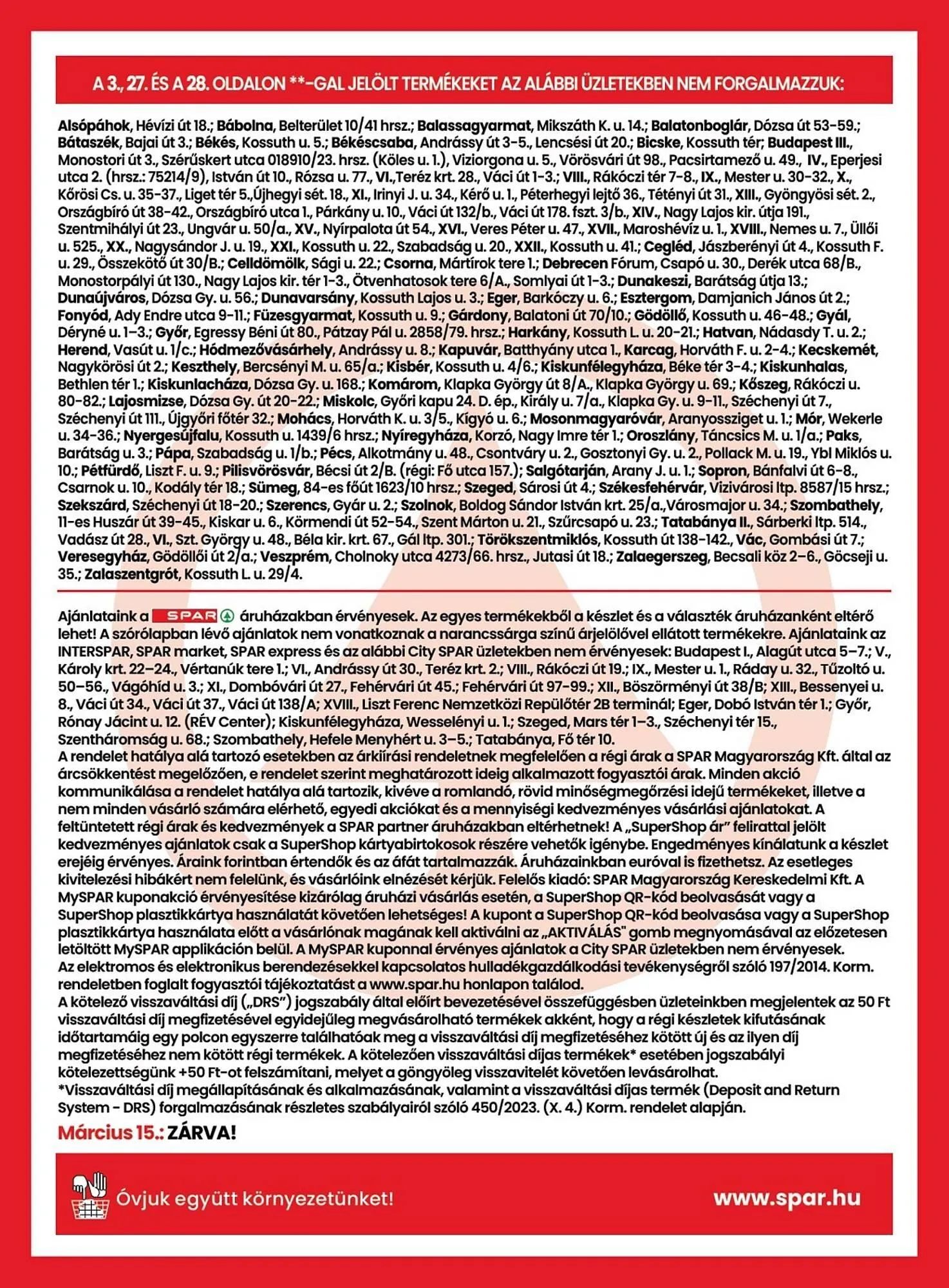 Katalógus Spar akciós újság március 12.-tól március 18.-ig 2026. - Oldal 32