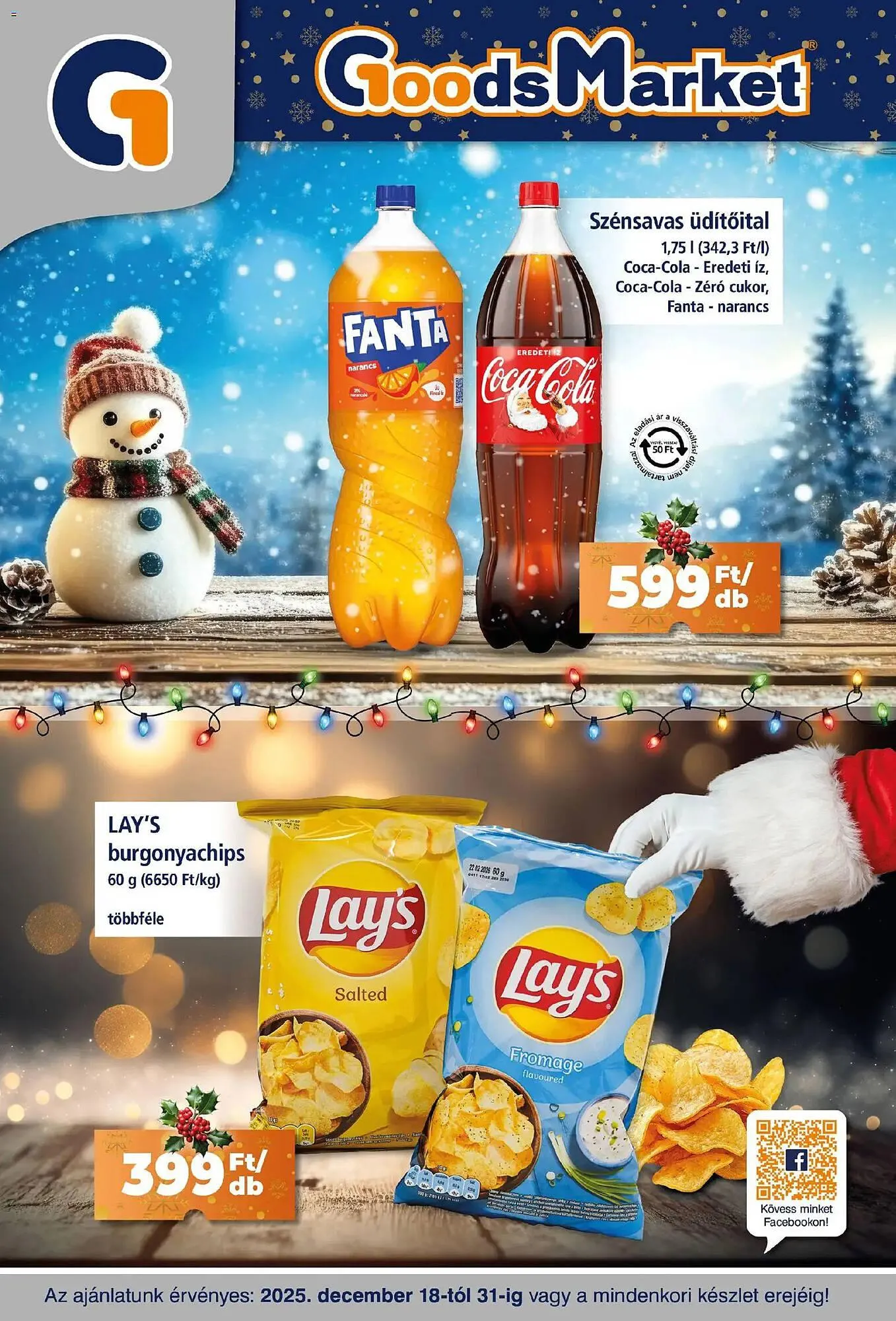 Katalógus Goods Market akciós újság december 18.-tól december 31.-ig 2025. - Oldal 1