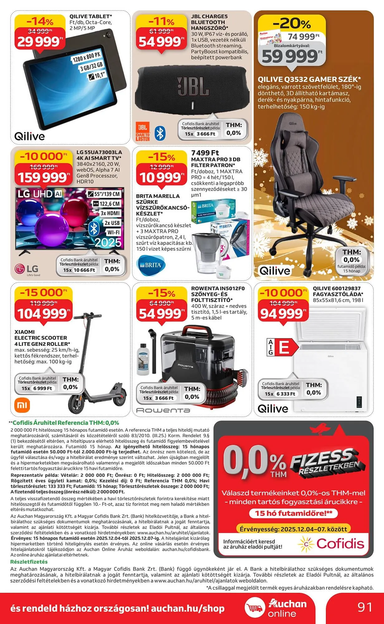 Katalógus Auchan akciós újság december 4.-tól december 10.-ig 2025. - Oldal 91