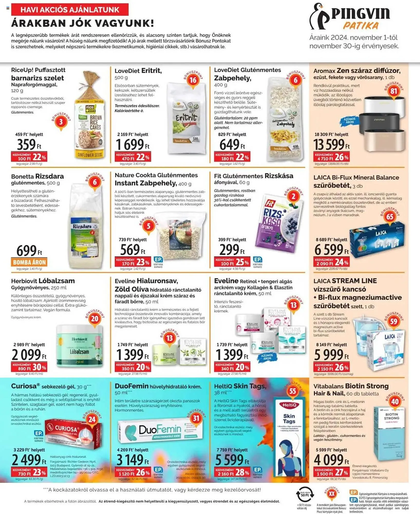 Katalógus Pingvin Patika akciós újság november 1.-tól november 30.-ig 2024. - Oldal 3