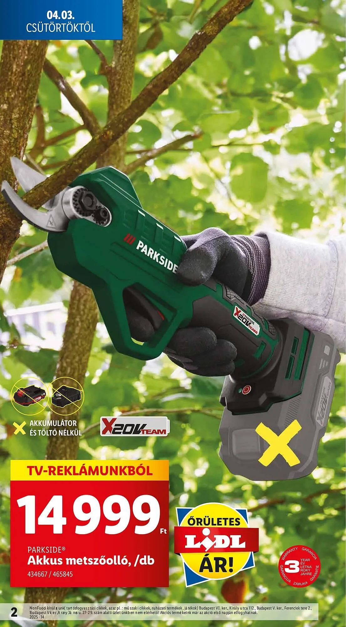 Katalógus Lidl akciós újság április 3.-tól április 9.-ig 2025. - Oldal 2