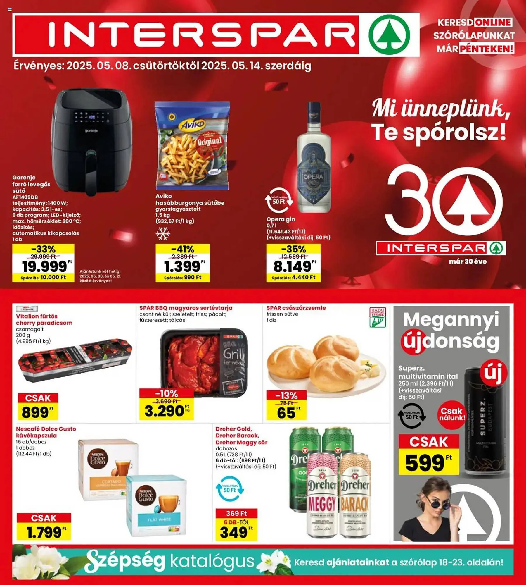 Katalógus Interspar akciós újság május 8.-tól május 14.-ig 2025. - Oldal 1
