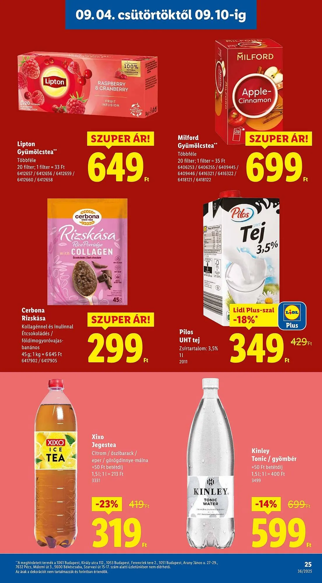 Katalógus Pick-Lidl Nyereményjáték 2025.09.24 akciós újság szeptember 4.-tól szeptember 10.-ig 2025. - Oldal 25