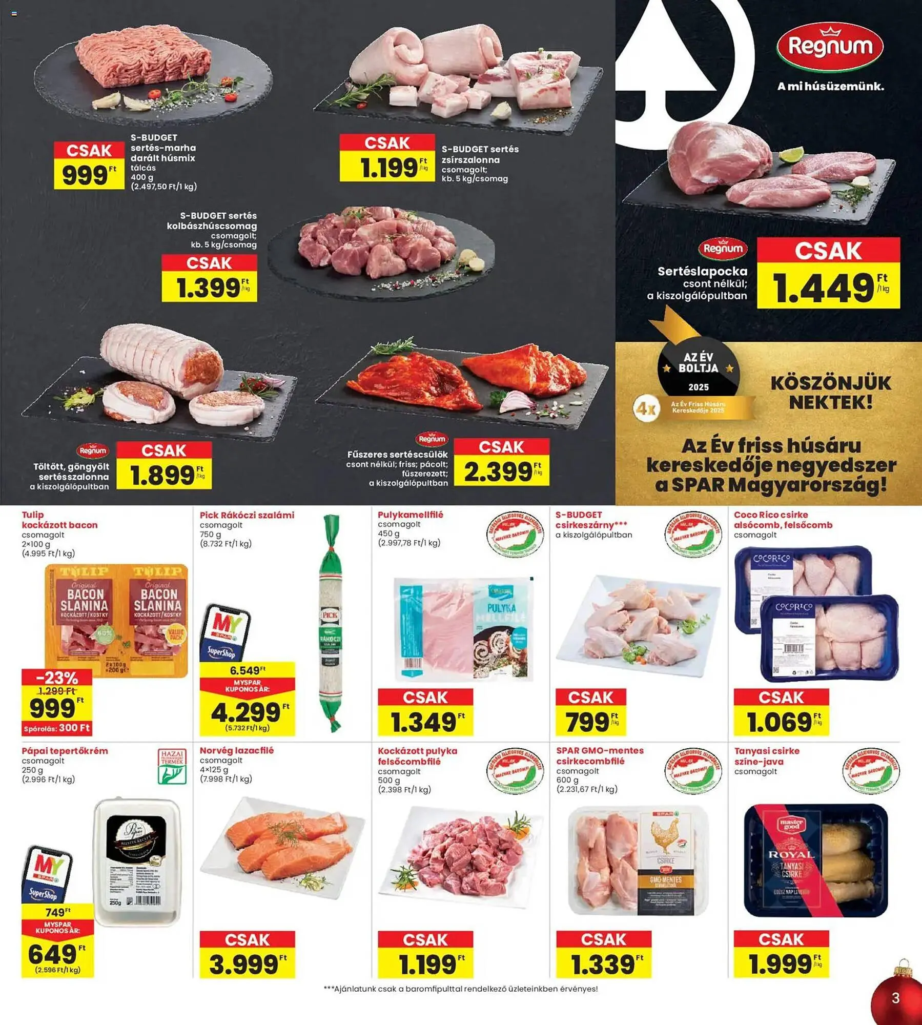 Katalógus Interspar akciós újság december 4.-tól december 10.-ig 2025. - Oldal 3