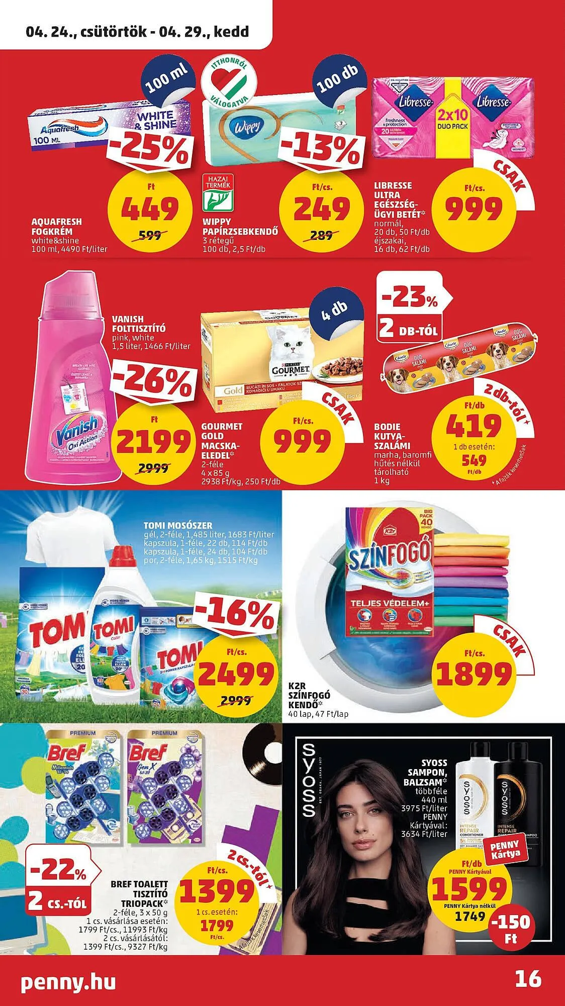 Katalógus PENNY akciós újság április 24.-tól április 29.-ig 2025. - Oldal 16