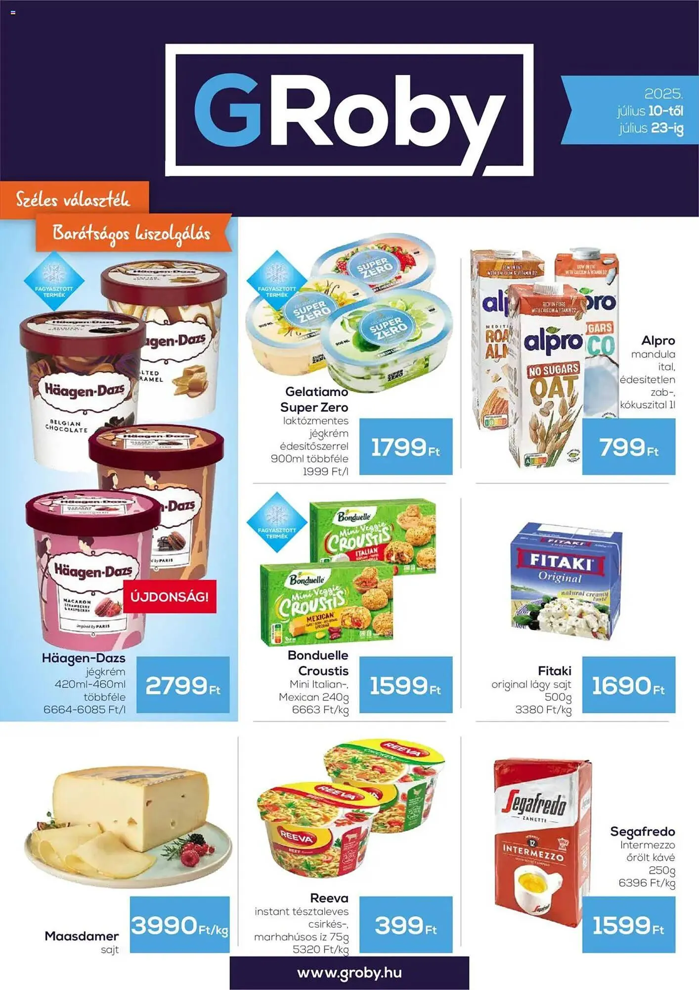 Katalógus GRoby akciós újság július 10.-tól július 23.-ig 2025. - Oldal 1