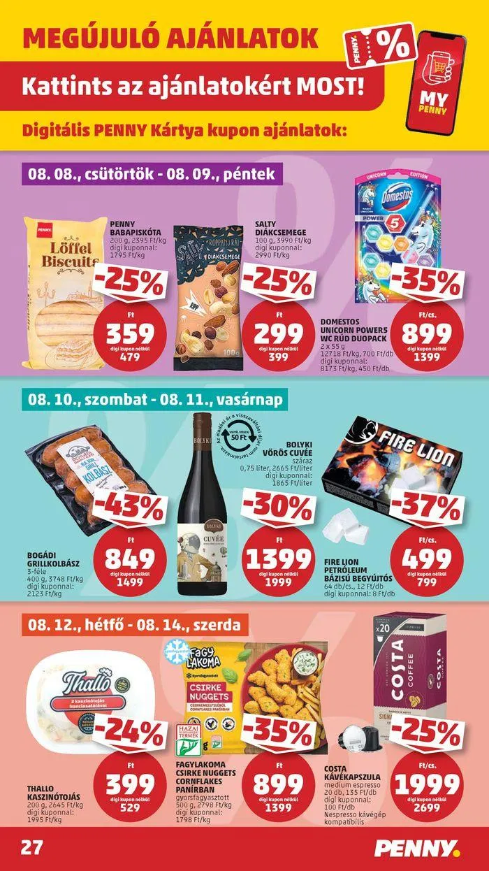 Katalógus Catalog PENNY 32. heti reklámújság augusztus 8.-tól augusztus 14.-ig 2024. - Oldal 31
