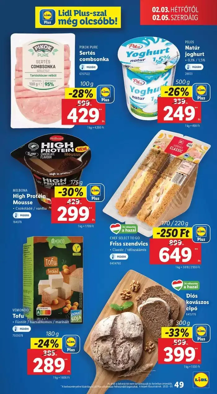 Katalógus Akciós újság – 05. hét január 30.-tól február 5.-ig 2025. - Oldal 49