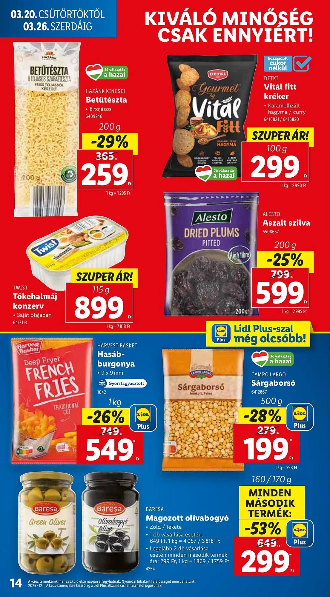 Katalógus Lidl akciós újság március 20.-tól március 26.-ig 2025. - Oldal 14
