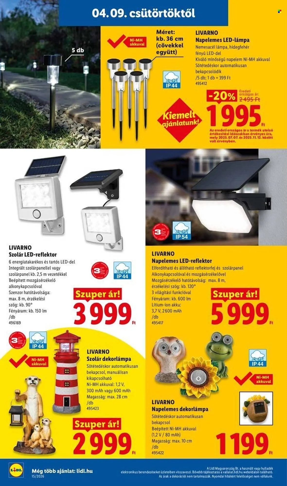 Katalógus Lidl akciós újság április 9.-tól április 15.-ig 2026. - Oldal 10